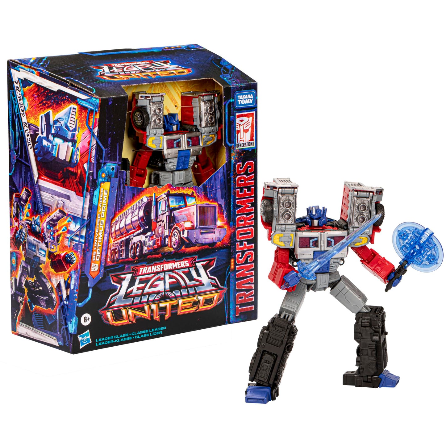 Transformers Legacy United Leader G2 Universe Laser Optimus Prime — 7.5-Inch Converting Figure
