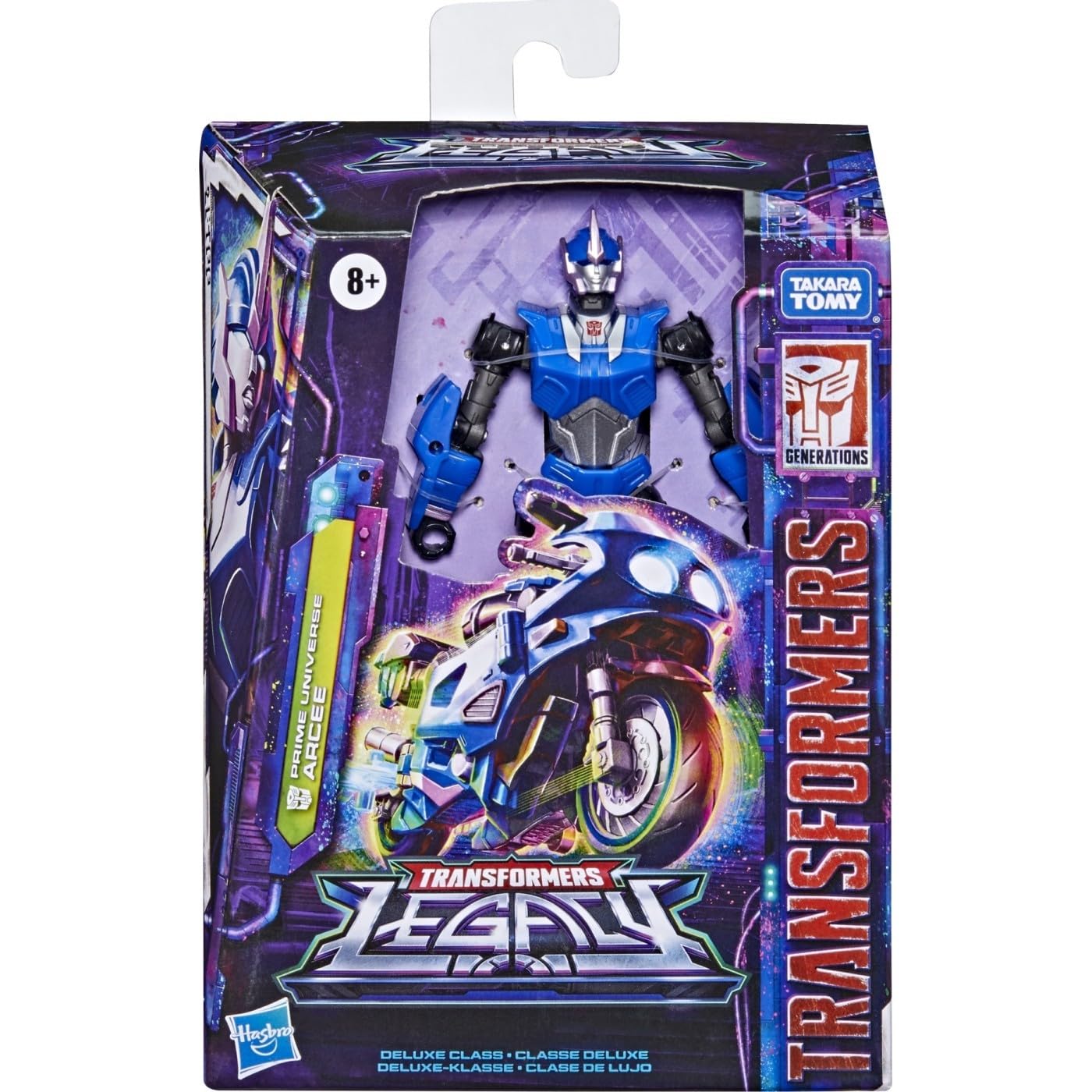 Transformers Generations Legacy Deluxe Arcee – Prime Universe, 5.5-inch Action Figure