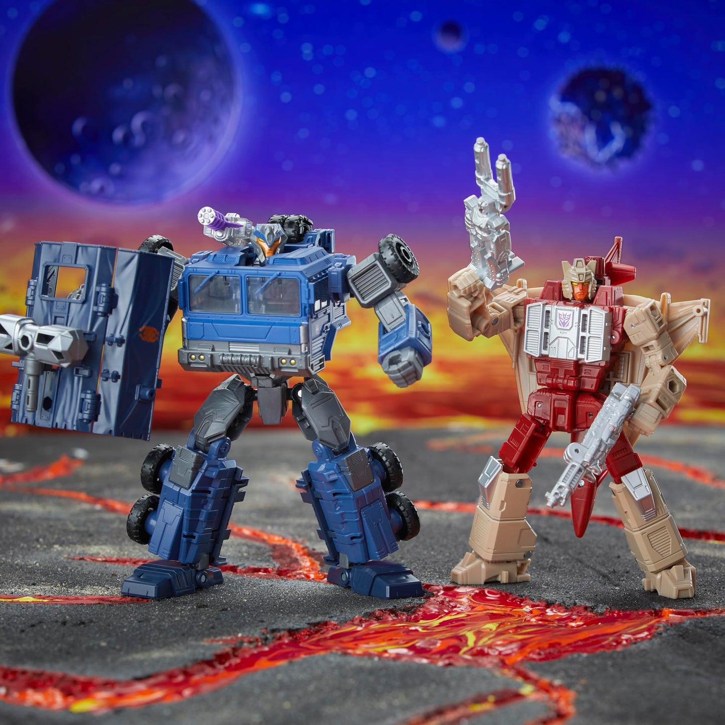 Transformers Legacy United Doom 'n Destruction Collection Mayhem Attack Squad 4-Pack – Breakdown, Windsweeper, Ozone & Cleansweep | Ages 8+ | Amazon Exclusive