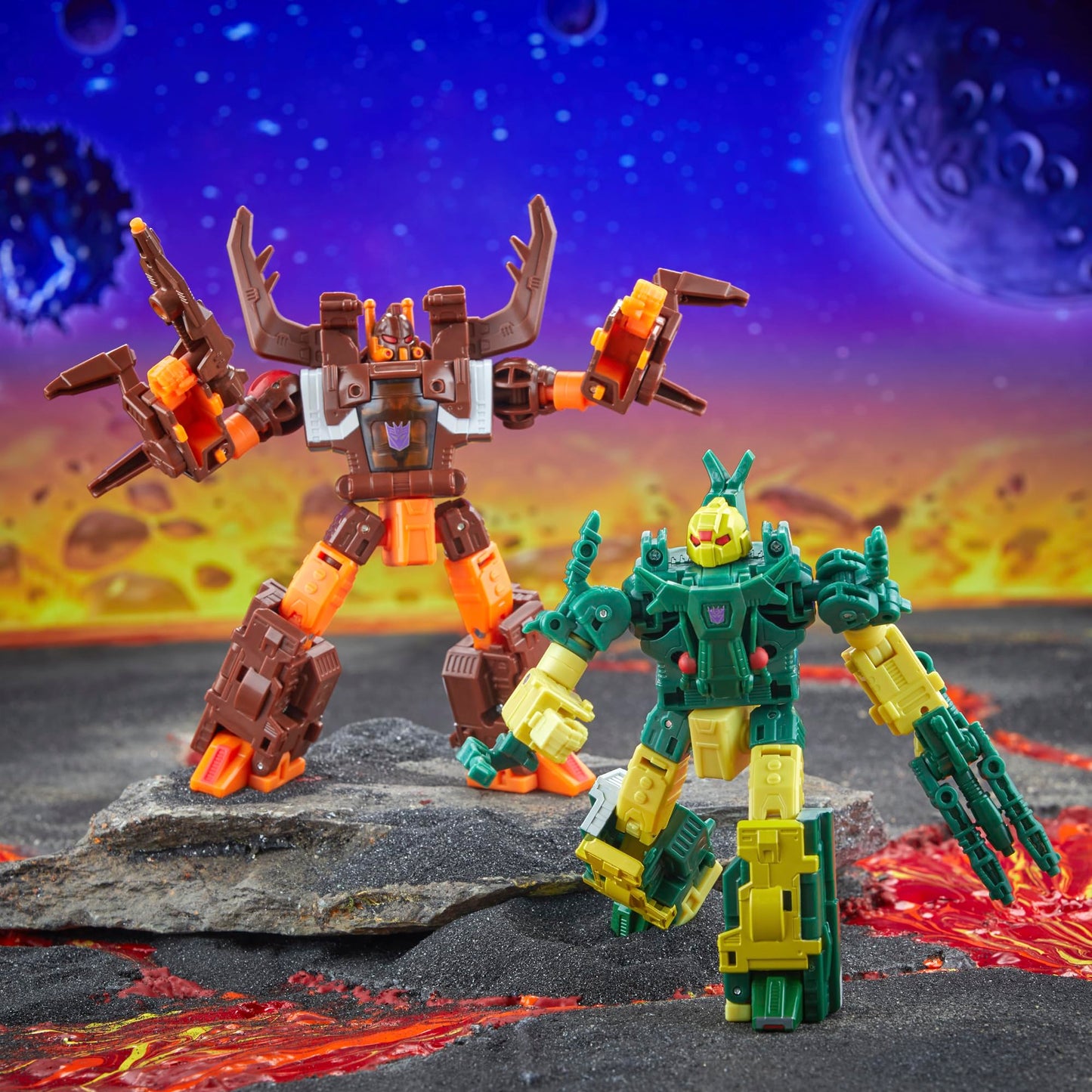 Transformers Legacy United Doom ’n Destruction Collection: Mayhem Attack Squad 3-Pack – Chop Shop & Barrage | 8+ | Amazon Exclusive