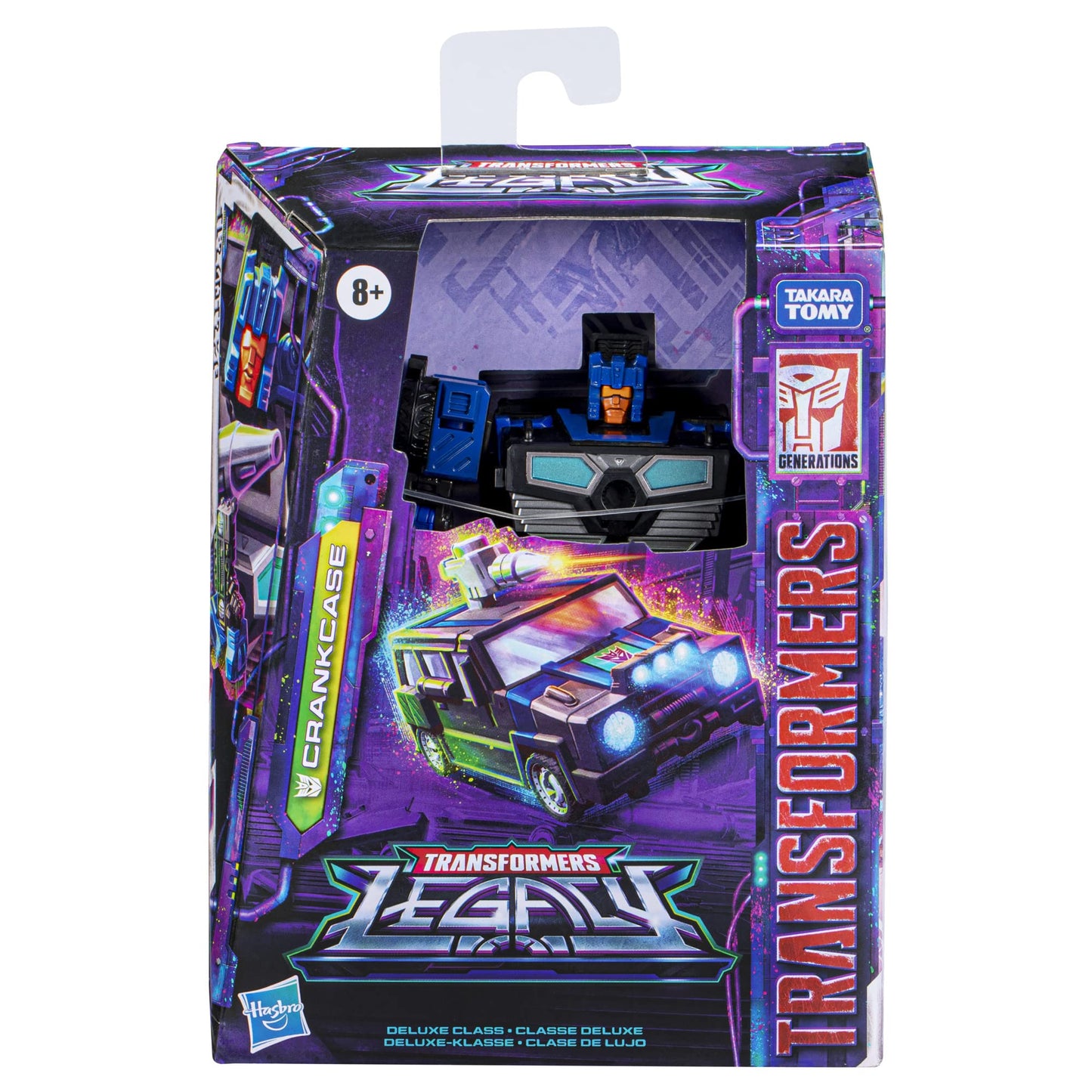 Transformers Legacy Deluxe Crankcase Figure – 5.5-Inch Action Toy for Ages 8+
