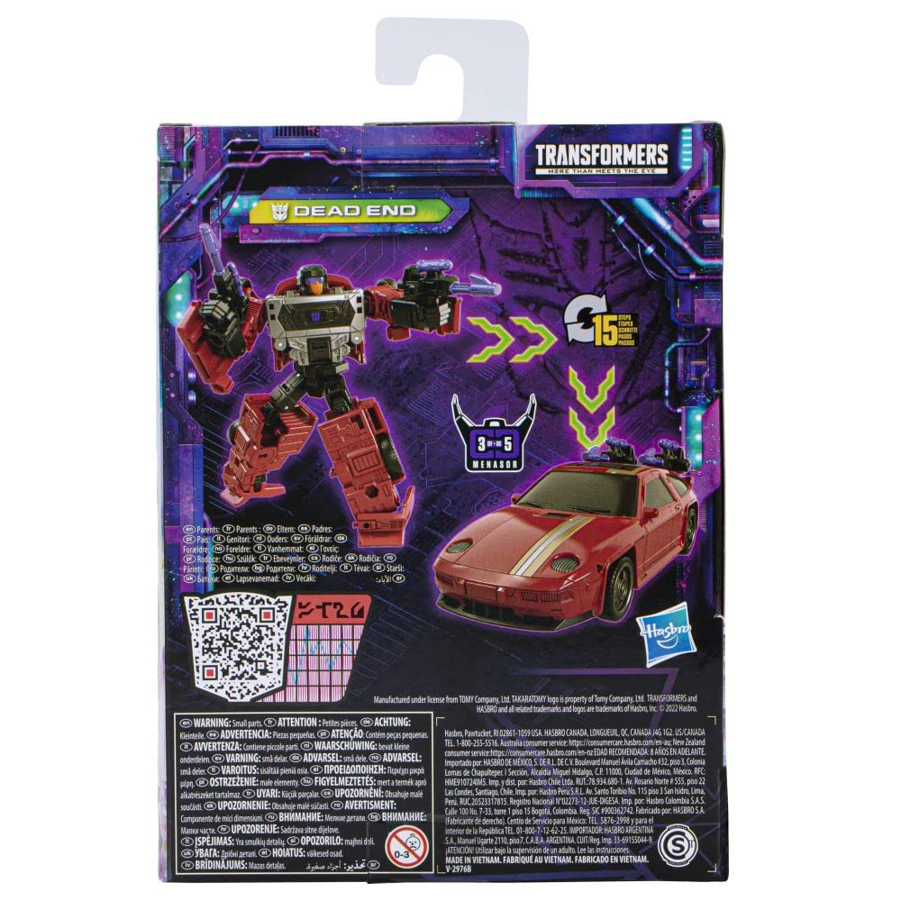 Transformers Legacy Deluxe Dead End Action Figure – 5.5-Inch, 2 Modes, Menasor Left Arm