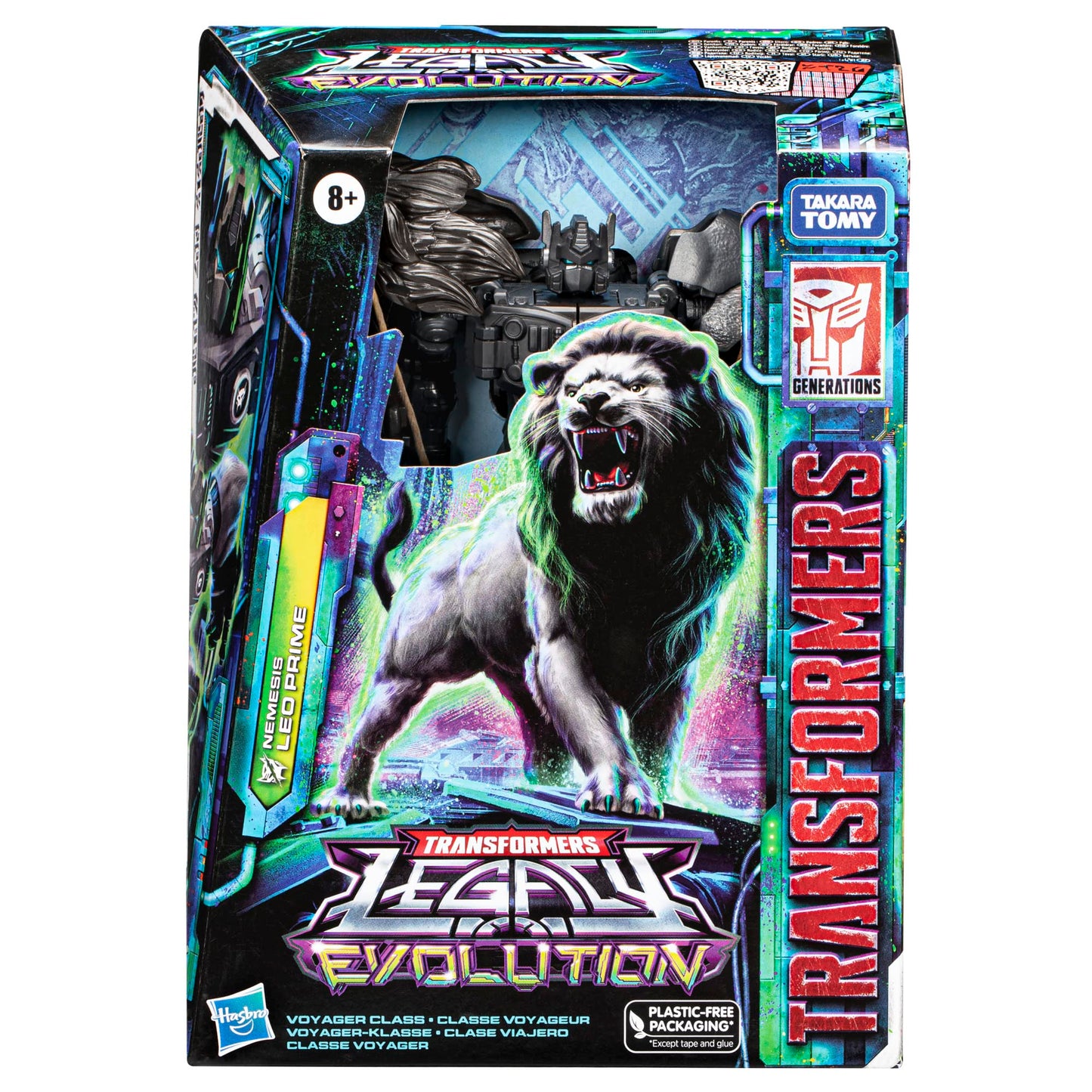 Transformers Legacy Evolution Nemesis Leo Prime Voyager Action Figure – 7-inch, Ages 8+