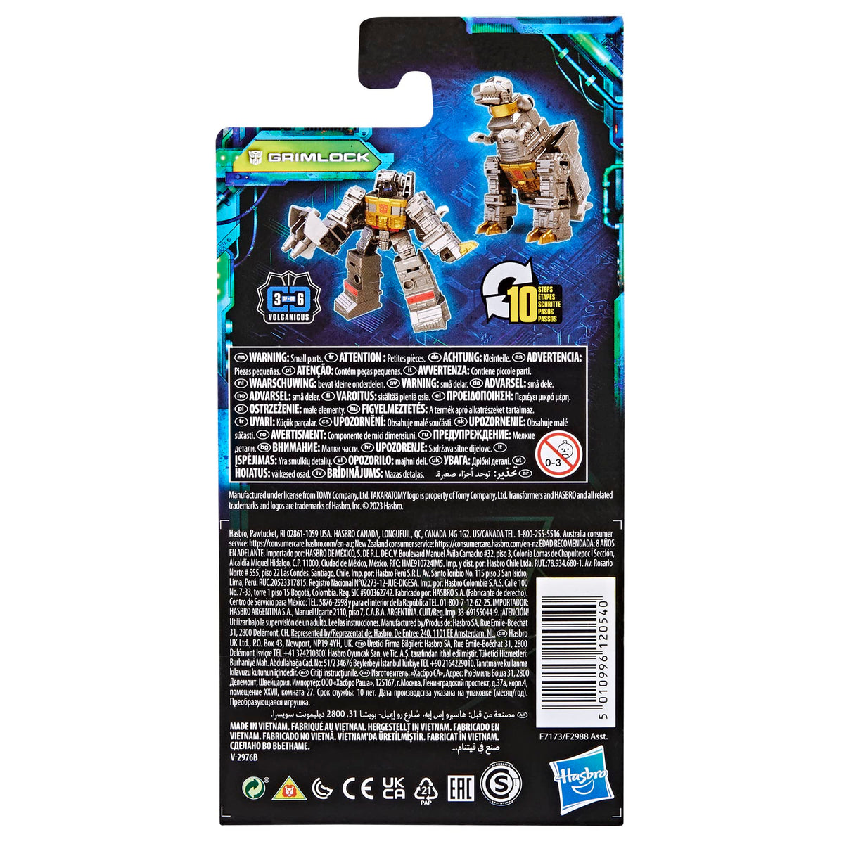 Transformers Legacy Evolution Core Grimlock Toy – 3.5-Inch Action Figure for Ages 8+