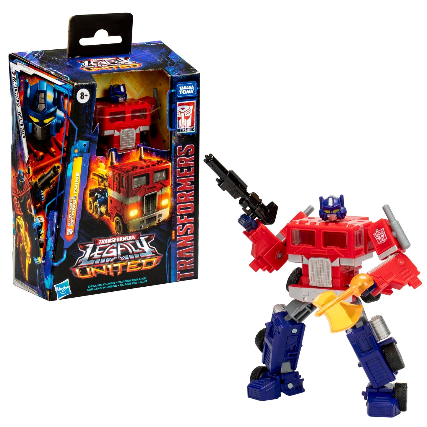 Transformers Legacy United Deluxe G1 Universe Optimus Prime – 5.5-Inch 16-Step Convert Figure