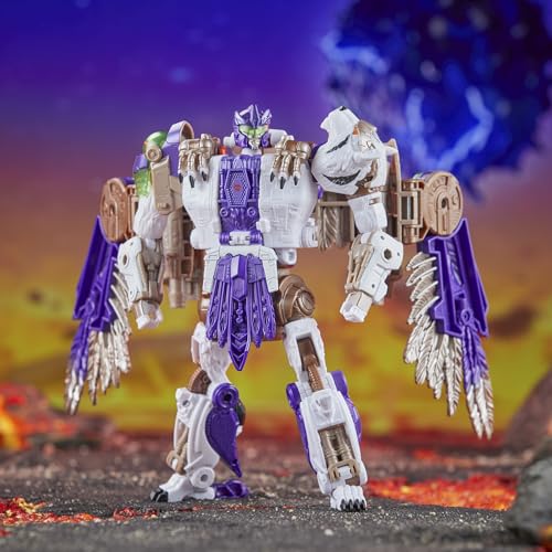 Transformers Legacy United Tigerhawk Leader Class Figure — 7.5-Inch Beast Wars, 43-Step Conversion
