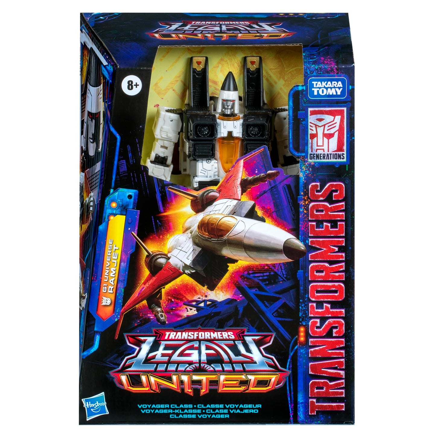 Transformers Legacy United Ramjet – 7-Inch Voyager Class G1 Universe, 23-Step Conversion