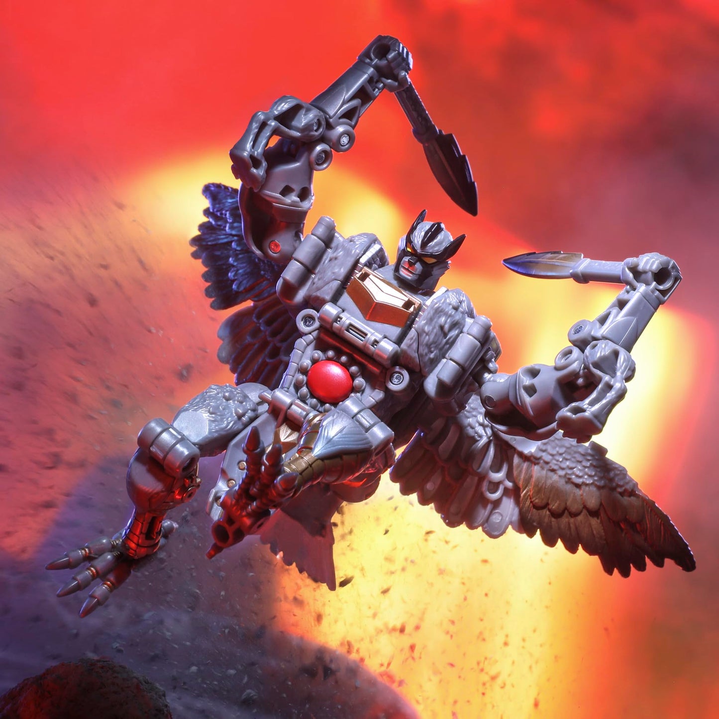 Transformers Legacy United Voyager Beast Wars Universe Silverbolt – 7-Inch Converting Action Figure (8+)