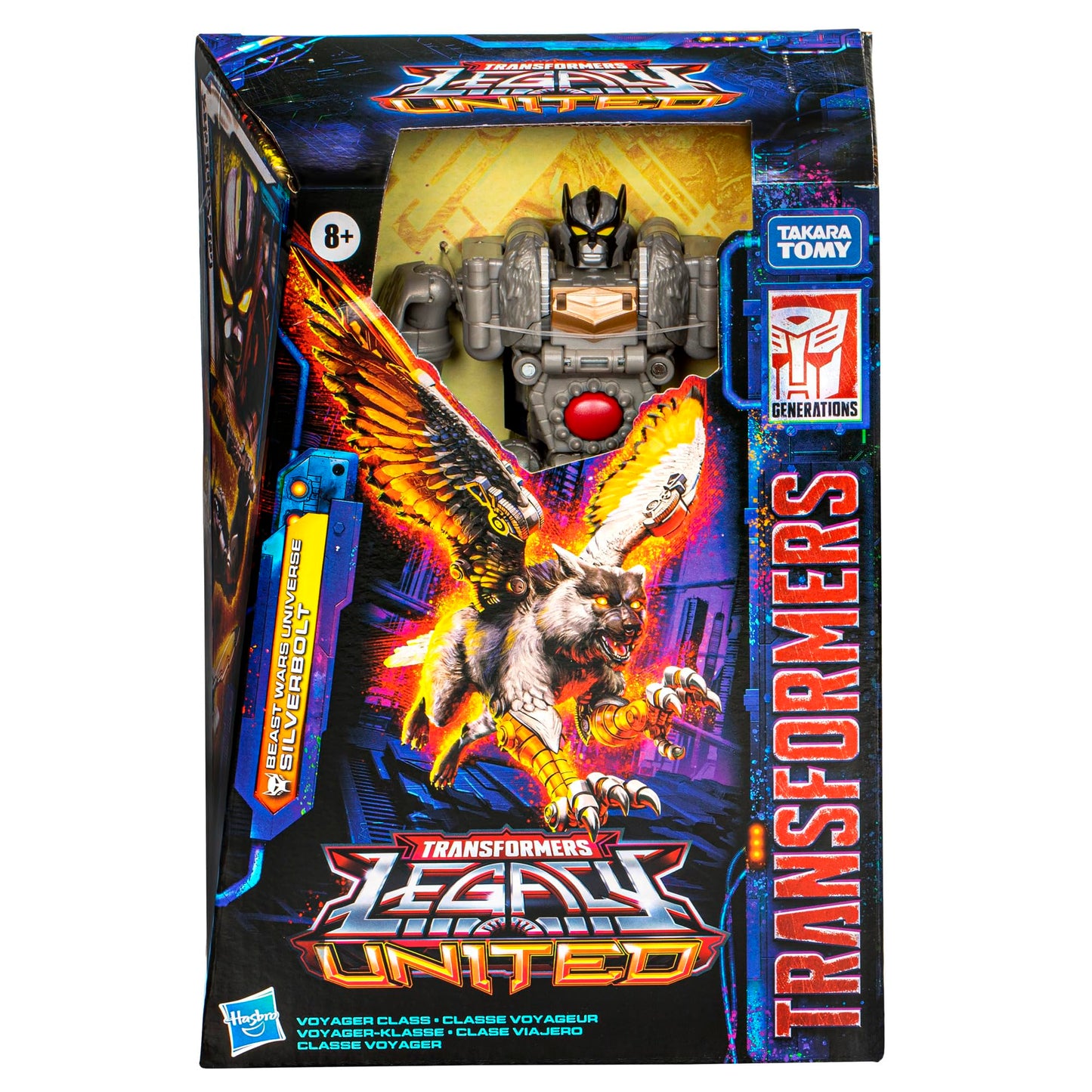 Transformers Legacy United Voyager Beast Wars Universe Silverbolt – 7-Inch Converting Action Figure (8+)