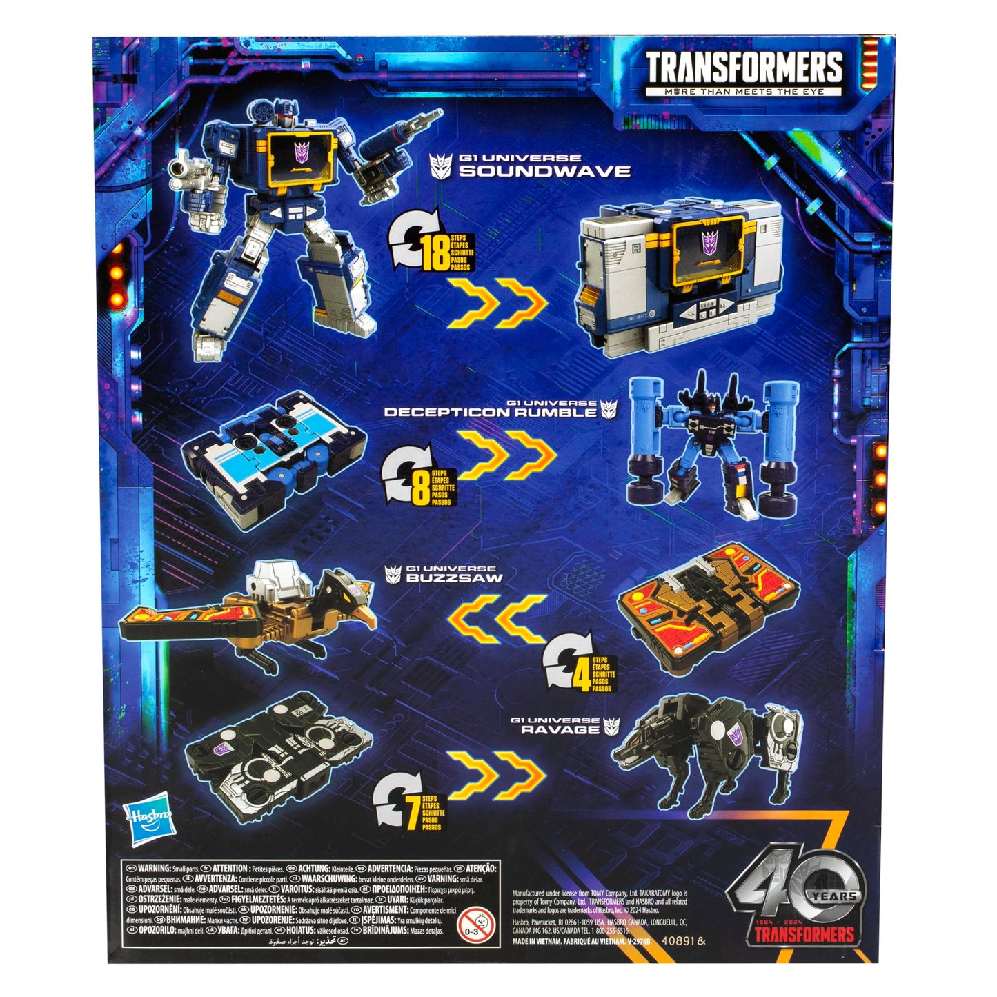 Transformers Legacy United Voyager Class G1 Universe Soundwave – 7-Inch Converting Figure
