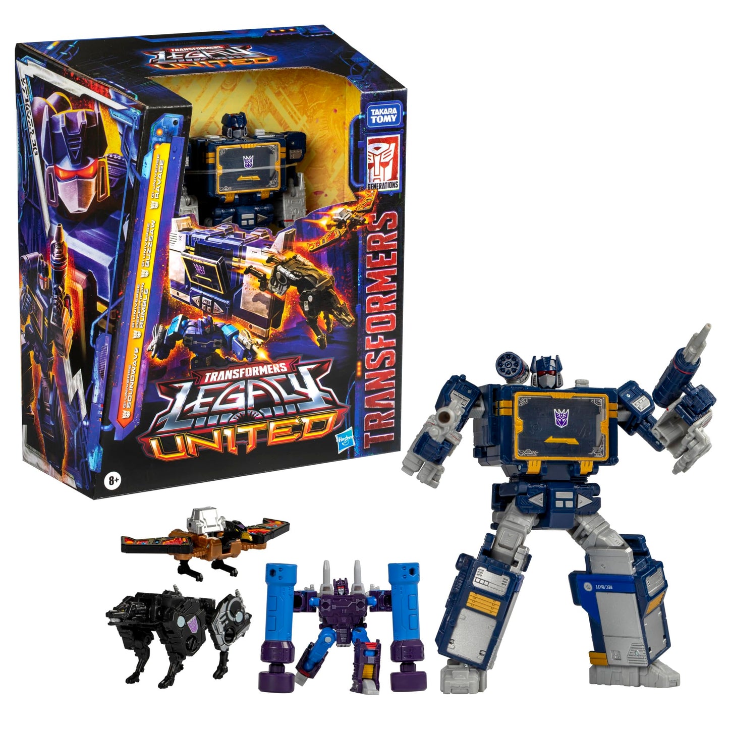 Transformers Legacy United Voyager Class G1 Universe Soundwave – 7-Inch Converting Figure