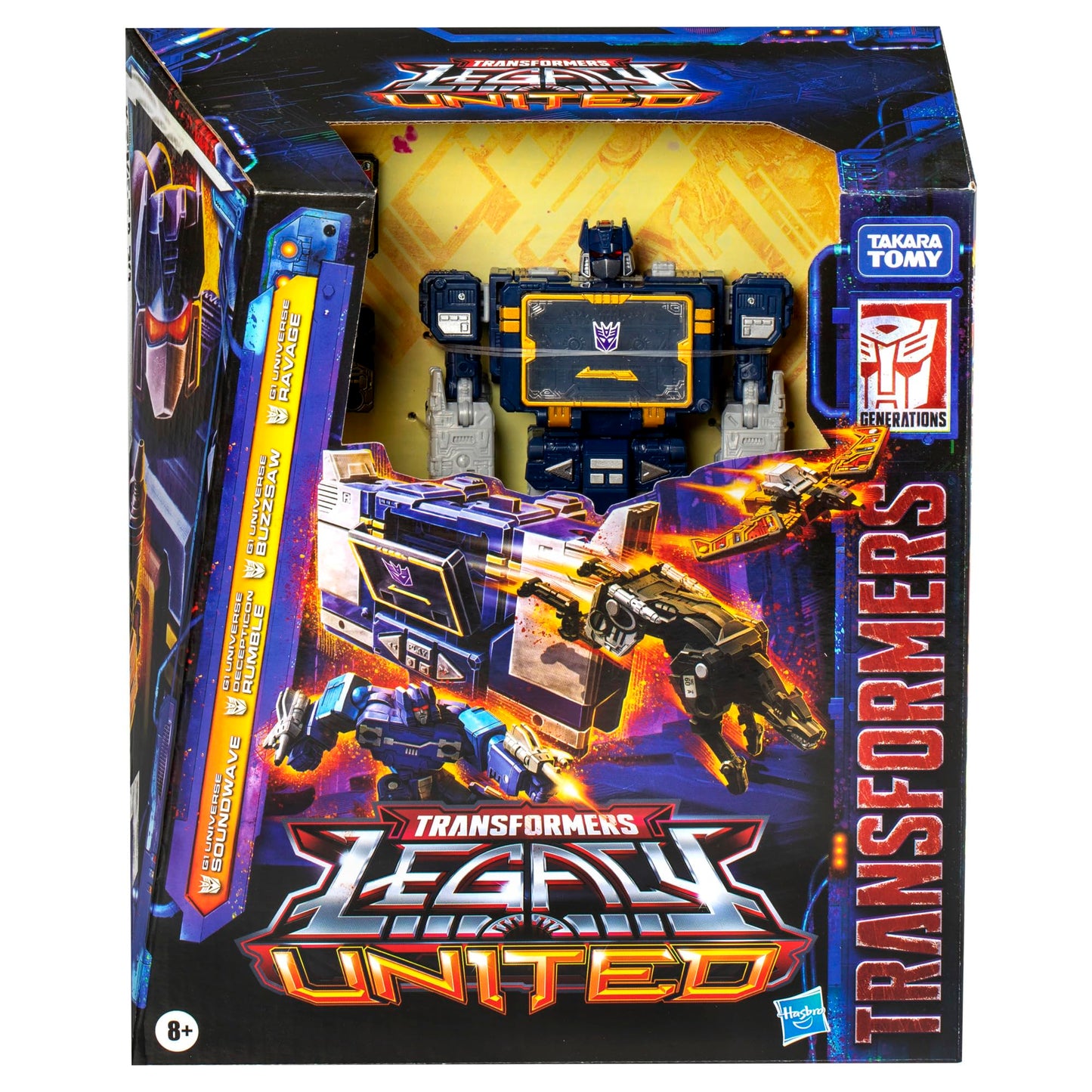 Transformers Legacy United Voyager Class G1 Universe Soundwave – 7-Inch Converting Figure