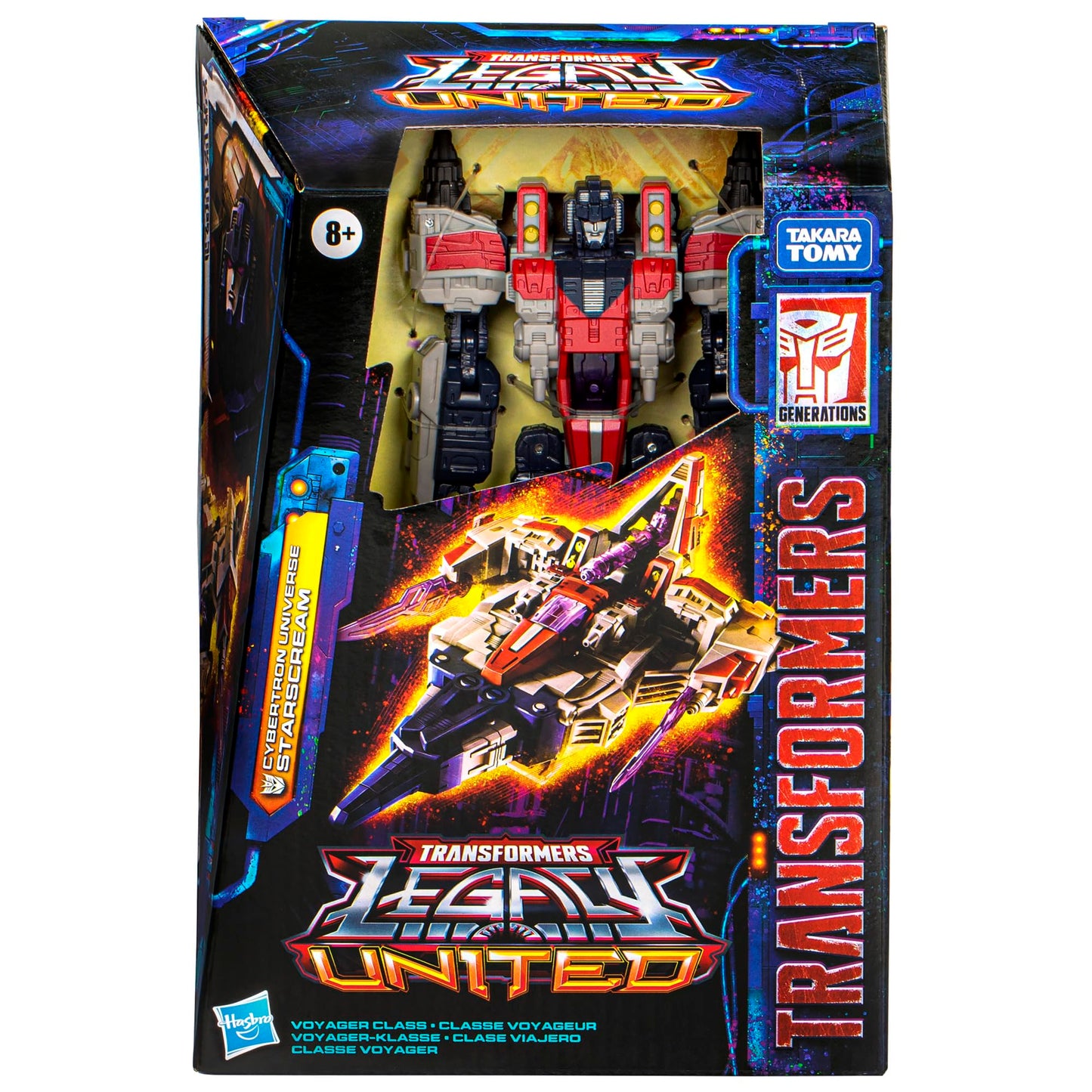 Transformers Legacy United Starscream Voyager Class – 7-Inch Cybertron Universe Action Figure