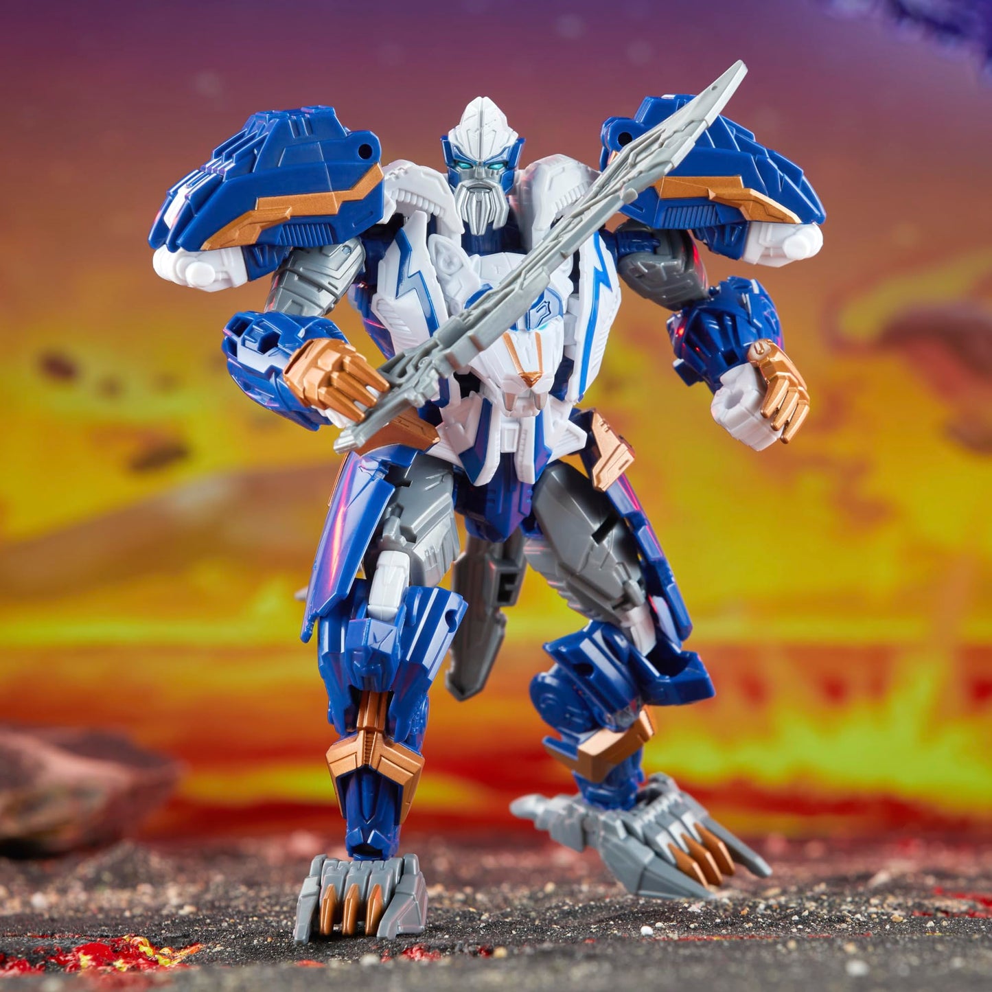 Transformers Legacy United Thundertron – 7-Inch Voyager-Scale Converting Figure (8+), Robot to Cybertronian Lion