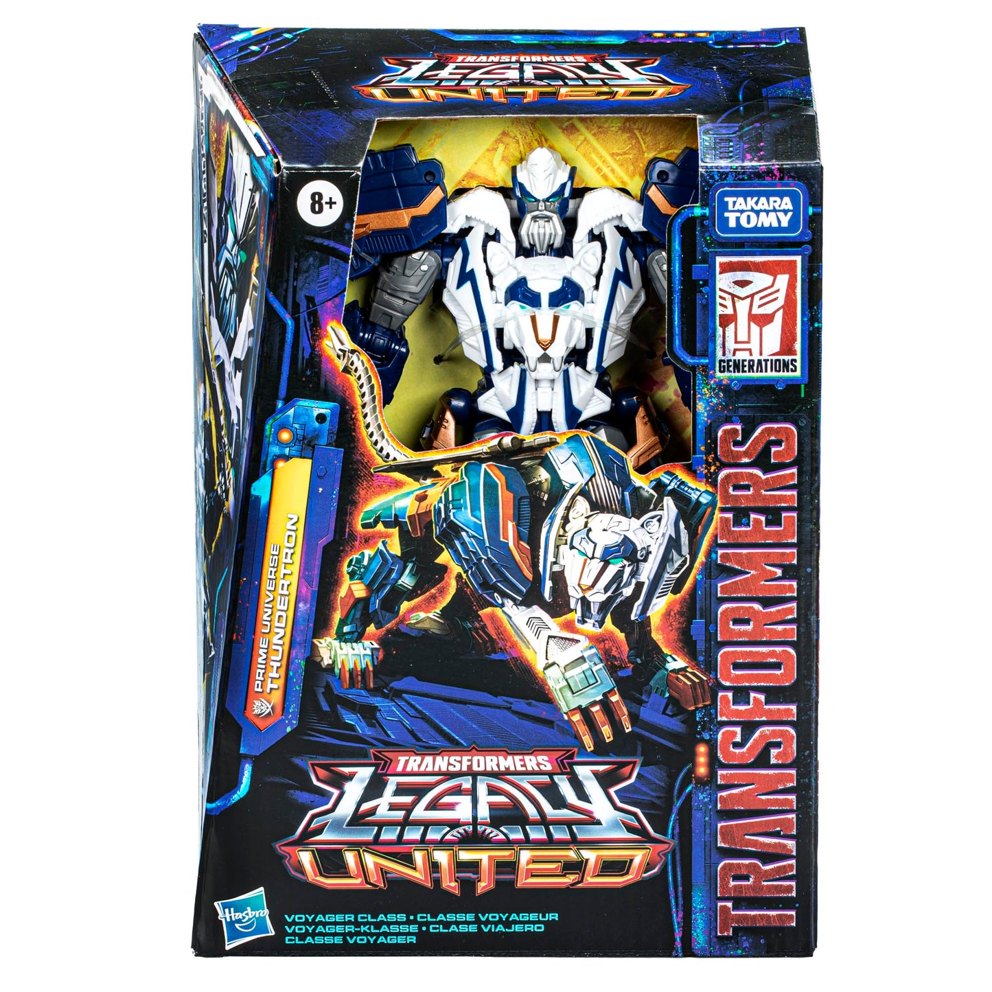 Transformers Legacy United Thundertron – 7-Inch Voyager-Scale Converting Figure (8+), Robot to Cybertronian Lion