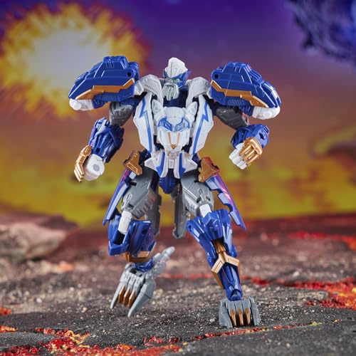 Transformers Legacy United Thundertron – 7-Inch Voyager-Scale Converting Figure (8+), Robot to Cybertronian Lion