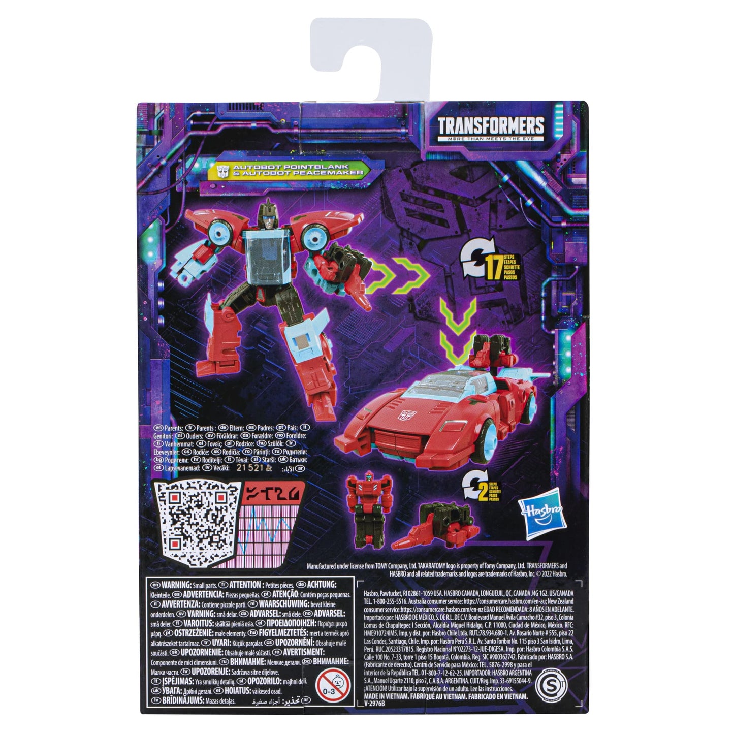 Transformers Generations Legacy Deluxe Autobot Pointblank & Peacemaker – 5.5-Inch Action Figures
