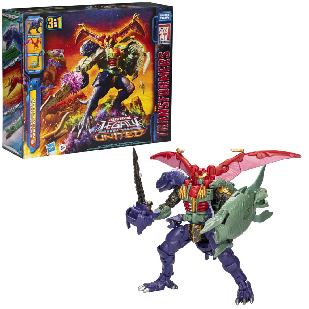 Transformers Legacy United Commander Magmatron - 10-Inch 3-In-1 Beast Wars Figure