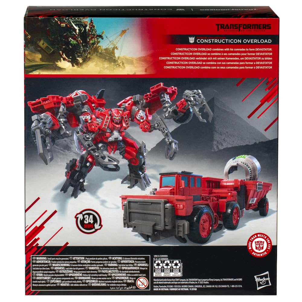 Transformers Mannequin – Studio Series Constructicon Overload Leader Class Action Figure