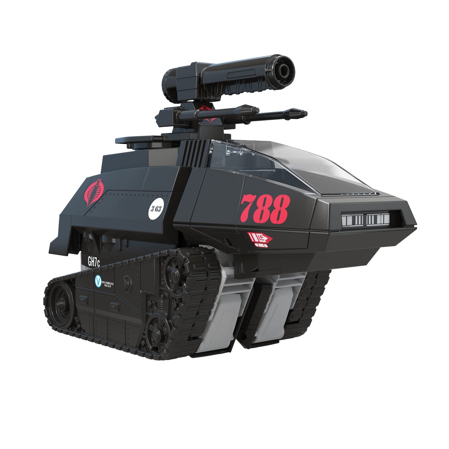 Transformers Generations Collaborative: G.I. Joe Mash-Up Megatron H.I.S.S. Tank with Cobra Baroness Figure | Ages 8+