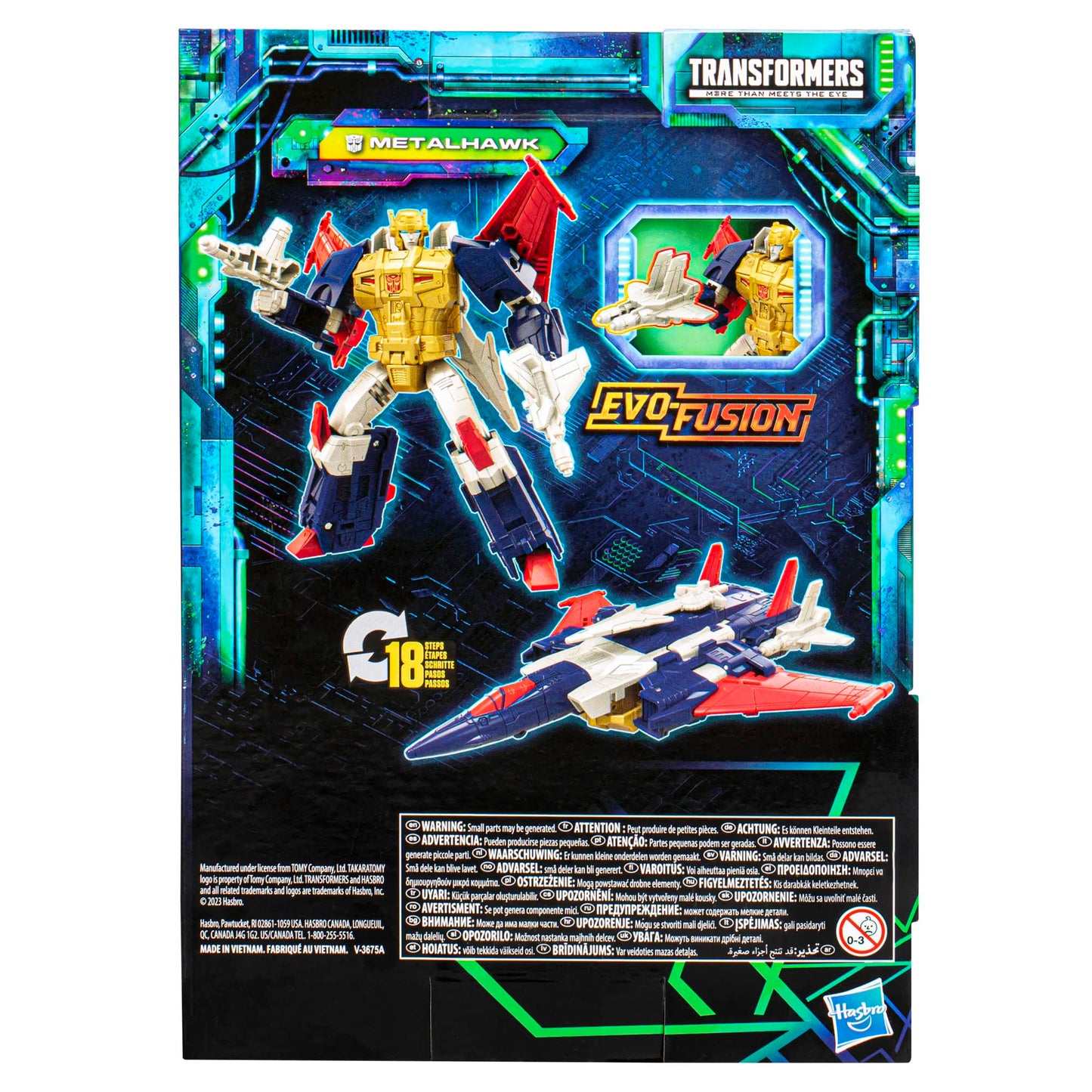 Transformers Legacy Evolution Metalhawk Voyager 7-Inch Action Figure with Evo-Fusion