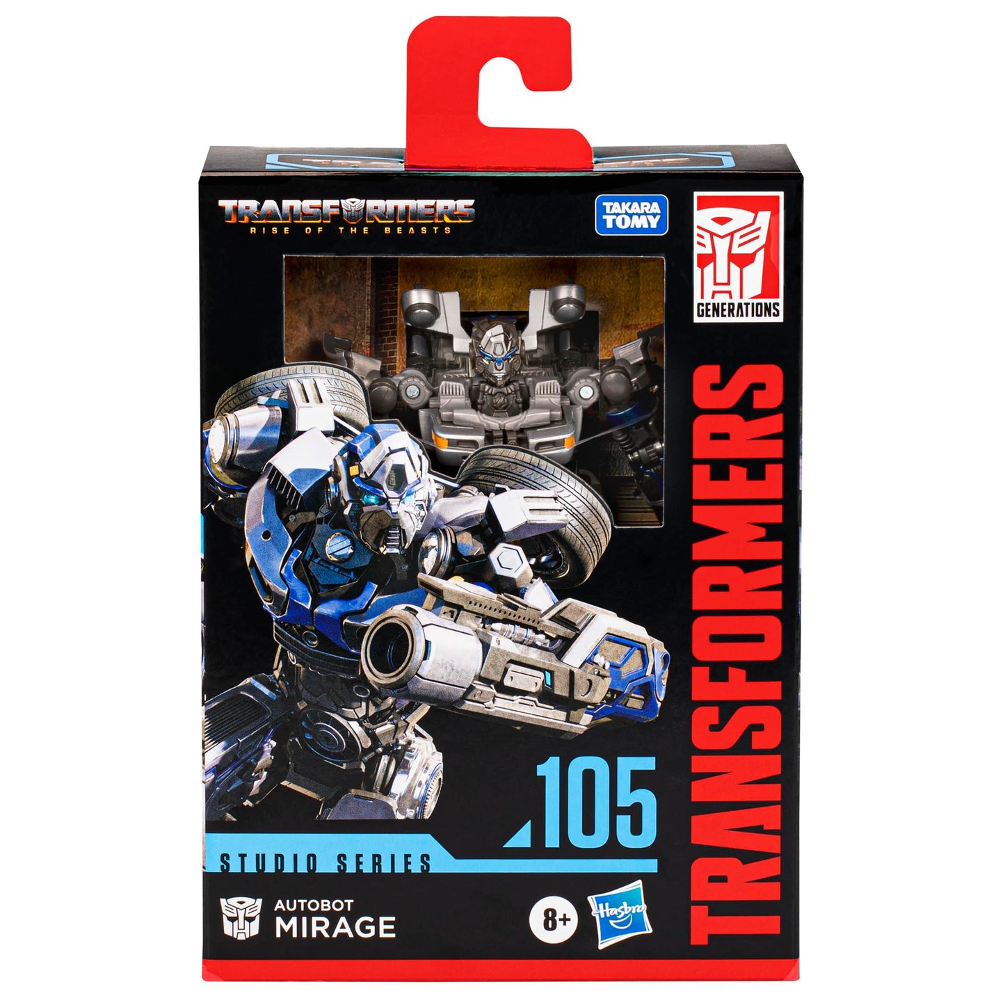 Transformers Studio Series Deluxe Mirage 105 – 4.5-Inch Autobot Action Figure (Rise of the Beasts)