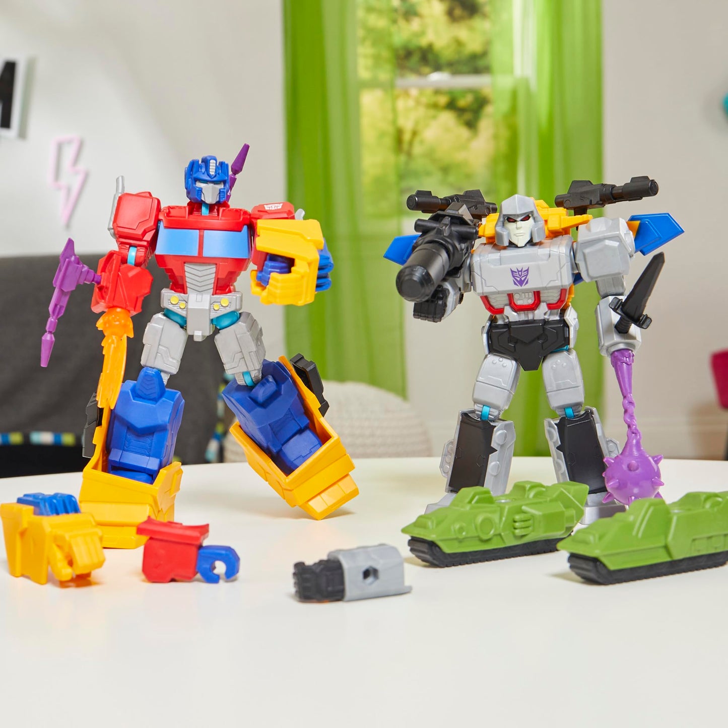 Transformers MixMashers Megatron Deluxe Figure — Custom 5-Inch Mix-and-Match Toy for Kids 4+