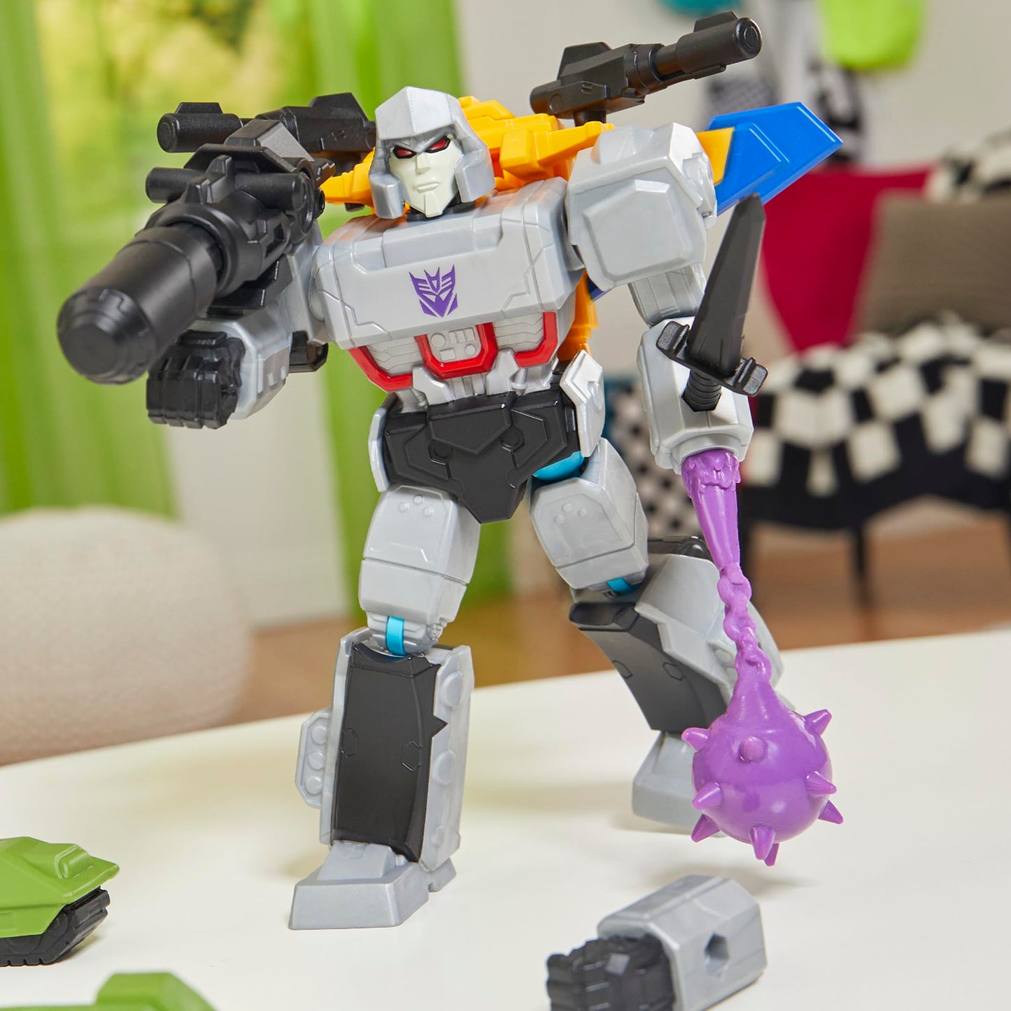 Transformers MixMashers Megatron Deluxe Figure — Custom 5-Inch Mix-and-Match Toy for Kids 4+
