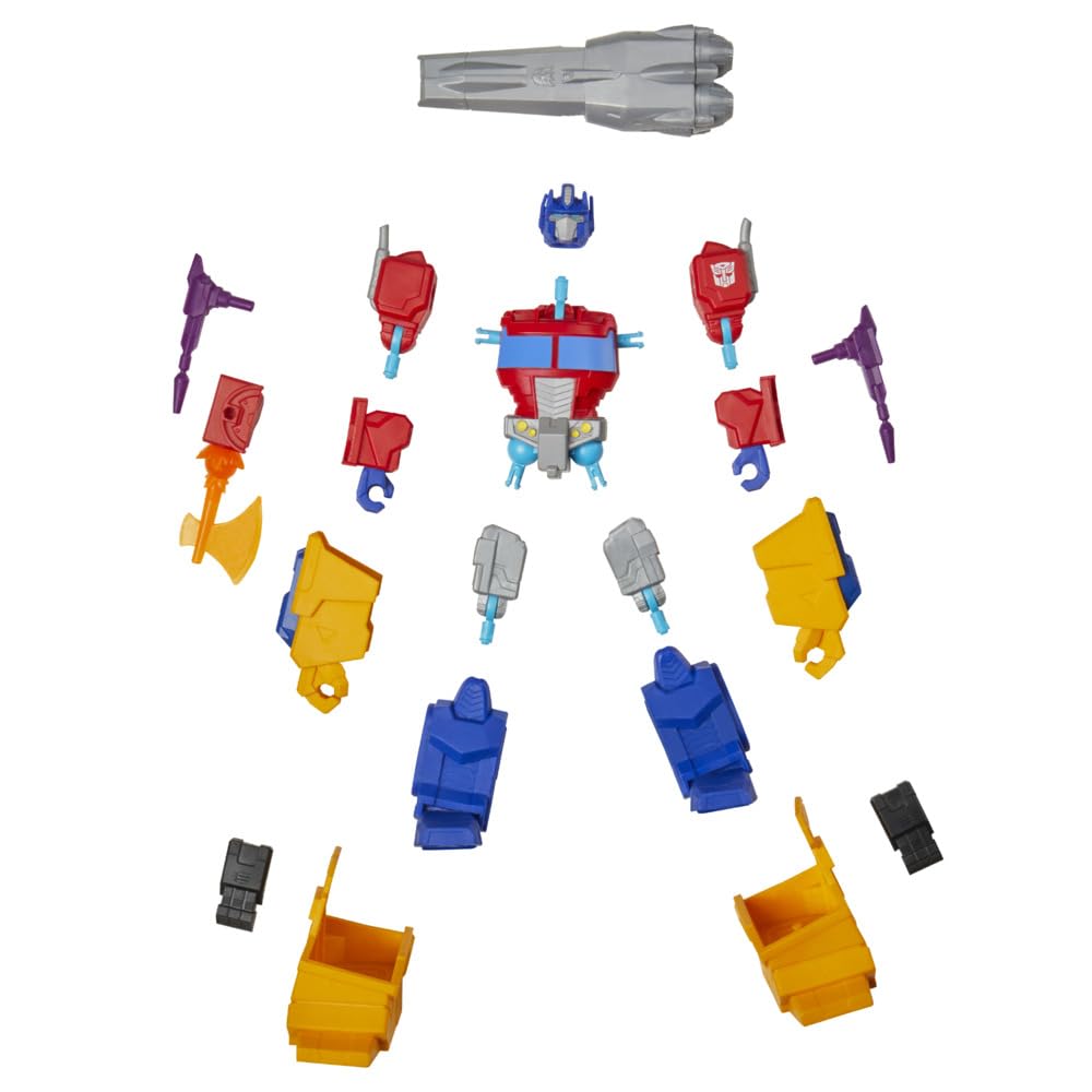 TRANSFORMERS MixMashers Optimus Prime Deluxe: Custom Mash-Up 5-Inch Action Figure + Accessories