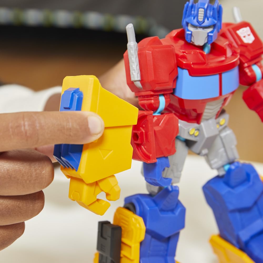 TRANSFORMERS MixMashers Optimus Prime Deluxe: Custom Mash-Up 5-Inch Action Figure + Accessories