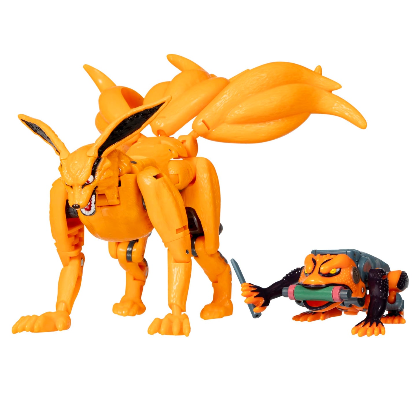 Transformers x Naruto Shippuden Kurama & Gamakichi — 2-Figure Collaborative Pack (8+)