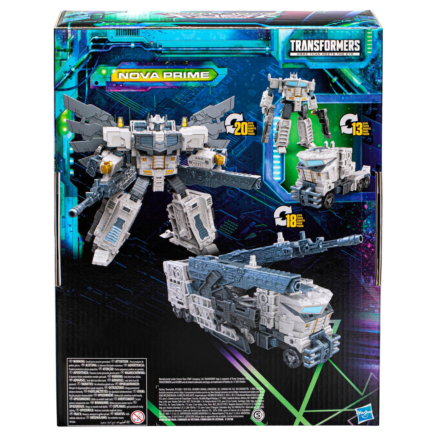 Transformers Legacy Evolution Nova Prime Leader Class Toy – 7-Inch, Amazon Exclusive
