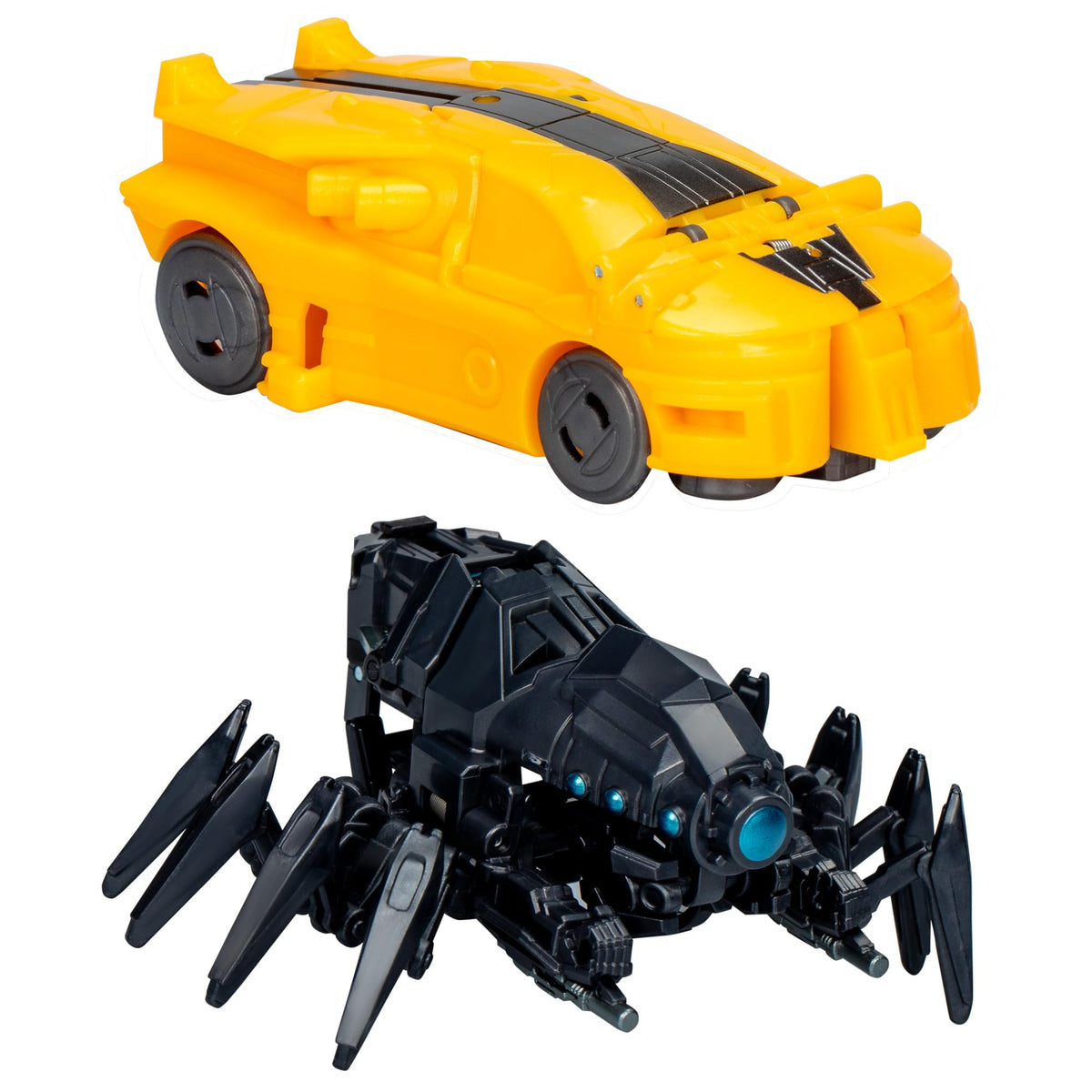 Transformers One Cog Changer Bumblebee (B-127) & Airachnid — 4-Inch 2-In-1 Robot Action Figures