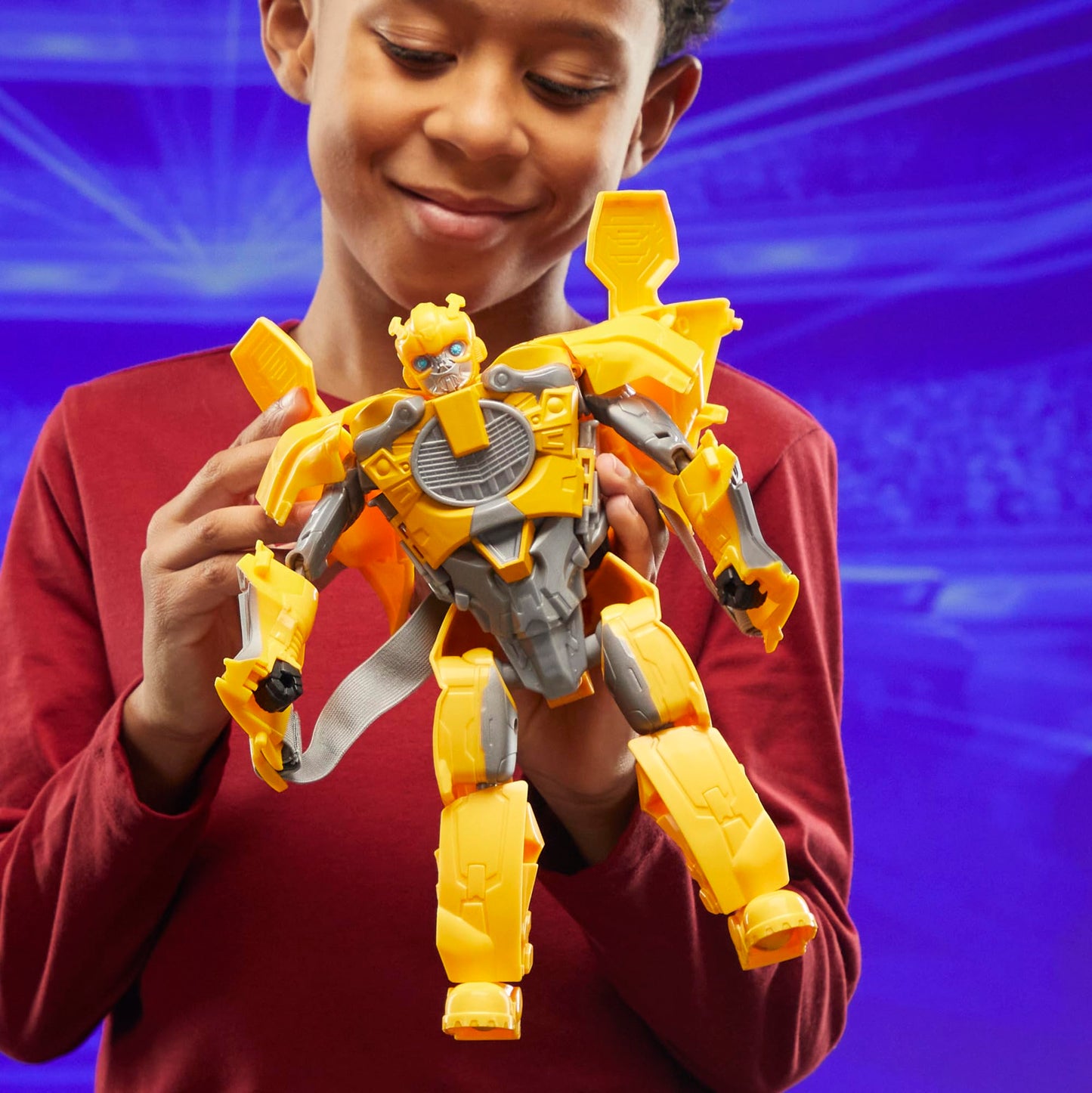 Transformers One Bumblebee B-127 9.8-Inch 2-in-1 Figure Converts to Mask | Interactive Toy