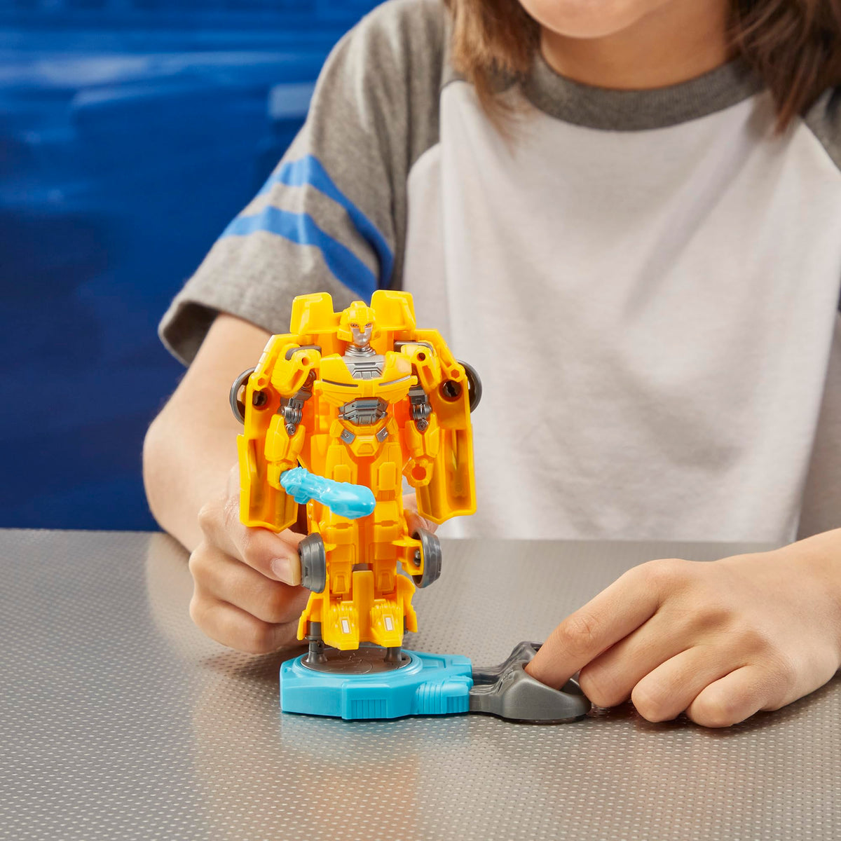 Transformers One Bumblebee (B-127) 4.5-Inch Robot Action Figure | 2-in-1 Transformer Toy