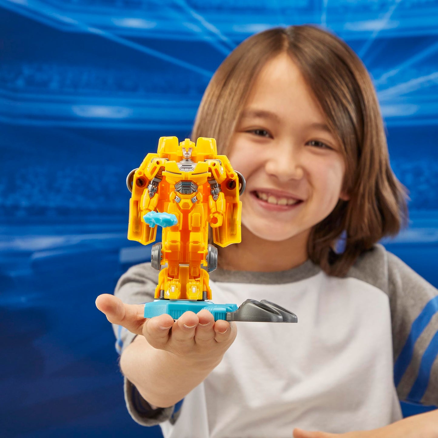 Transformers One Bumblebee (B-127) 4.5-Inch Robot Action Figure | 2-in-1 Transformer Toy