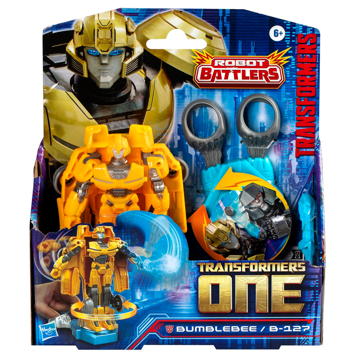 Transformers One Bumblebee (B-127) 4.5-Inch Robot Action Figure | 2-in-1 Transformer Toy