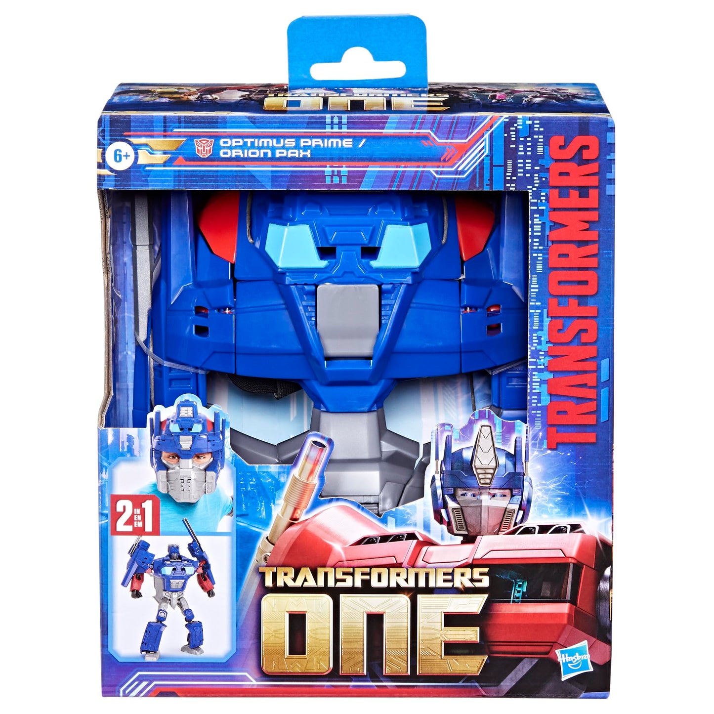 Transformers One 2-in-1 Optimus Prime (Orion Pax) 9.9-Inch Robot Figure | 18-Step Robot-to-Mask Convertible Toy
