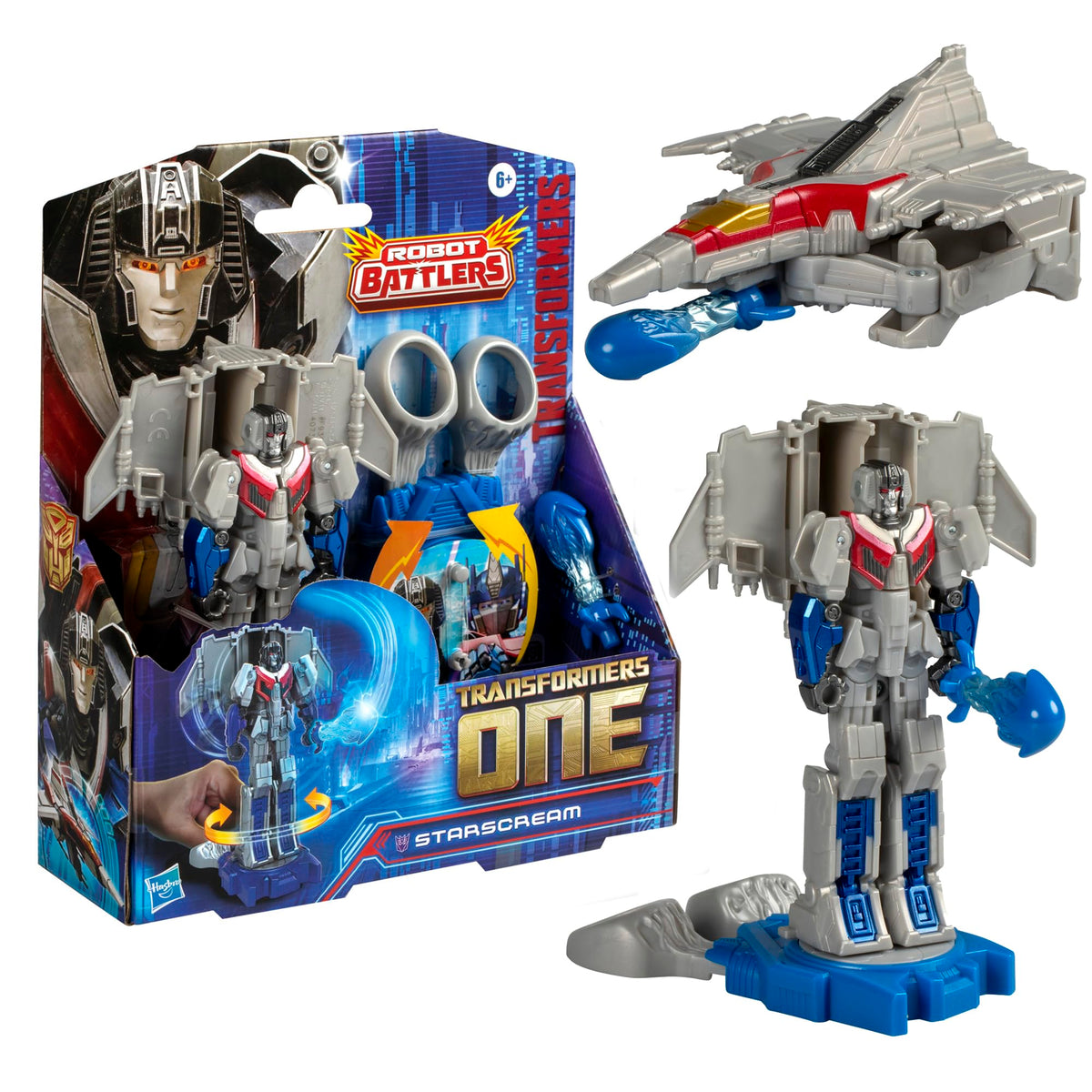 Transformers One Starscream 4.5-Inch Robot Action Figure | Interactive Transformer Toy