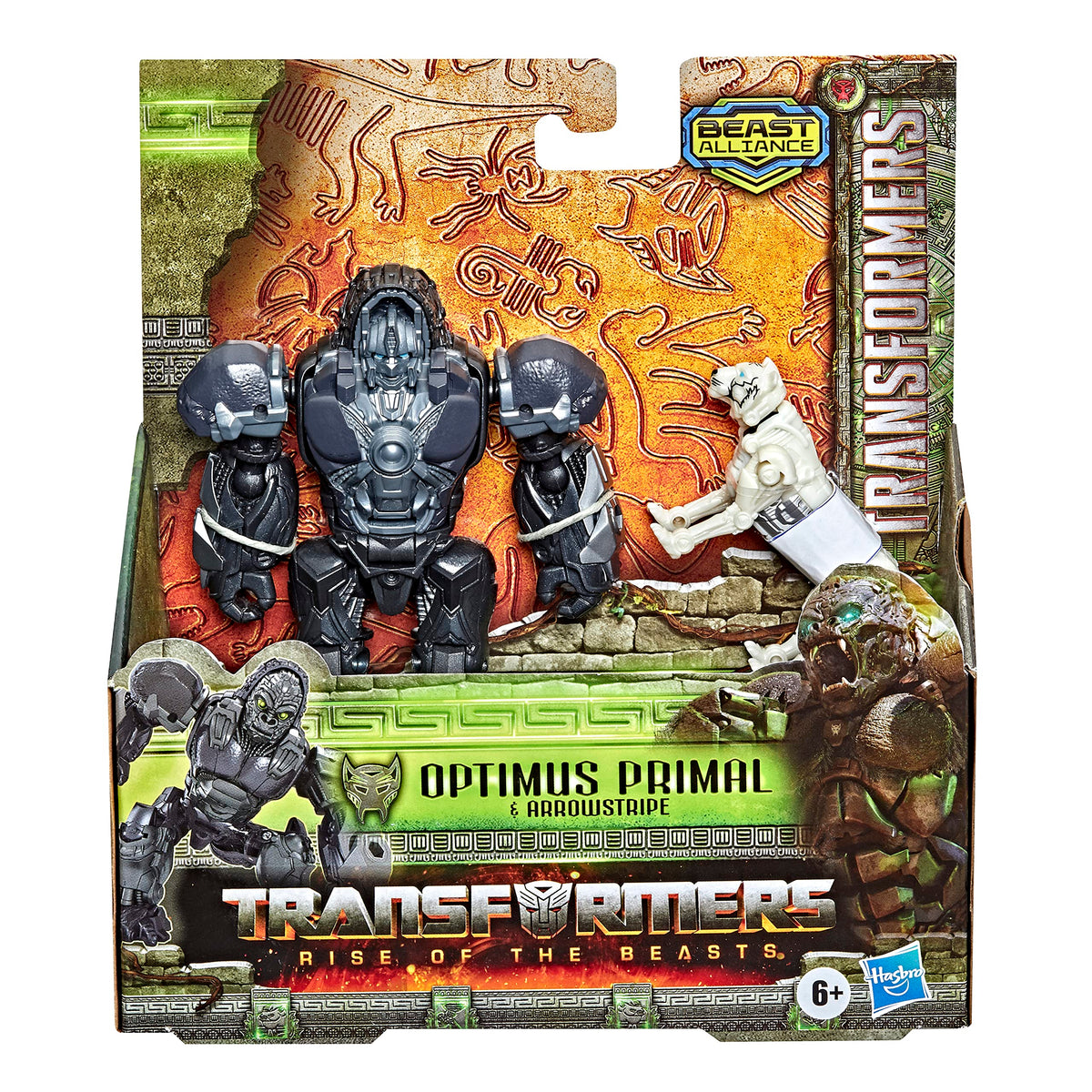 Optimus Primal & Arrowstripe Beast Weaponizer 2-Pack – Transformers: Rise of the Beasts