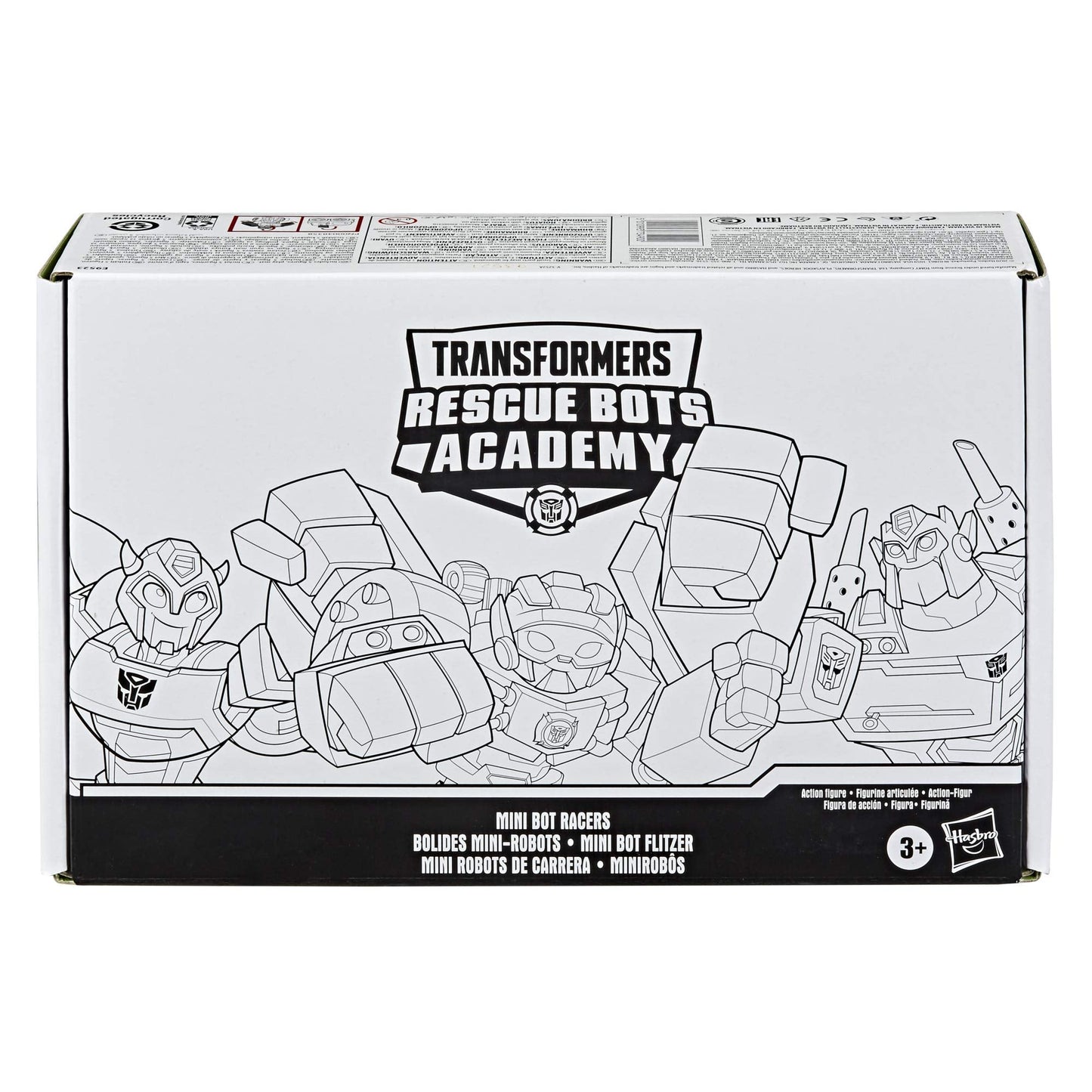Transformers Rescue Bots Academy Mini Bot Racers 5-Pack – 2-Inch Converting Robots (Amazon Exclusive)