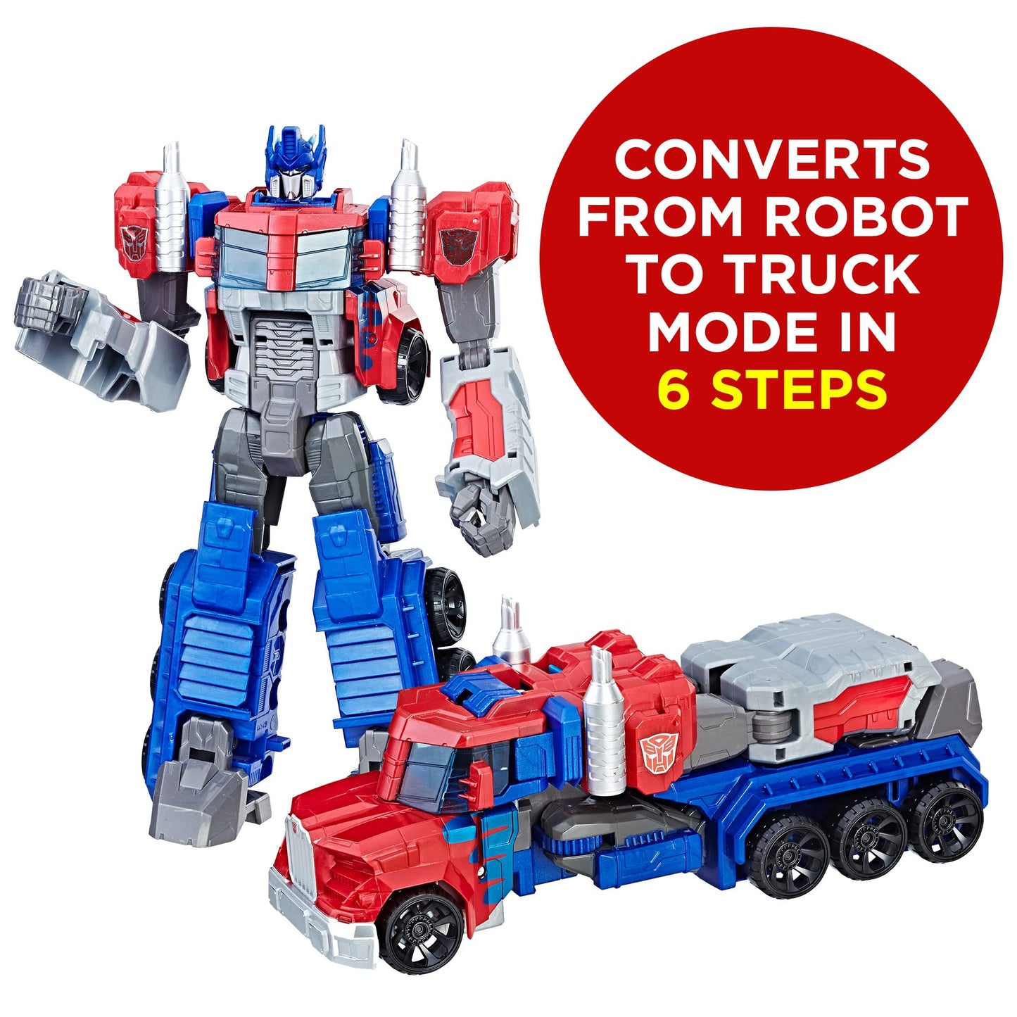 Transformers Heroic Optimus Prime Action Figure – 11-Inch Autobot Leader | Amazon Exclusive