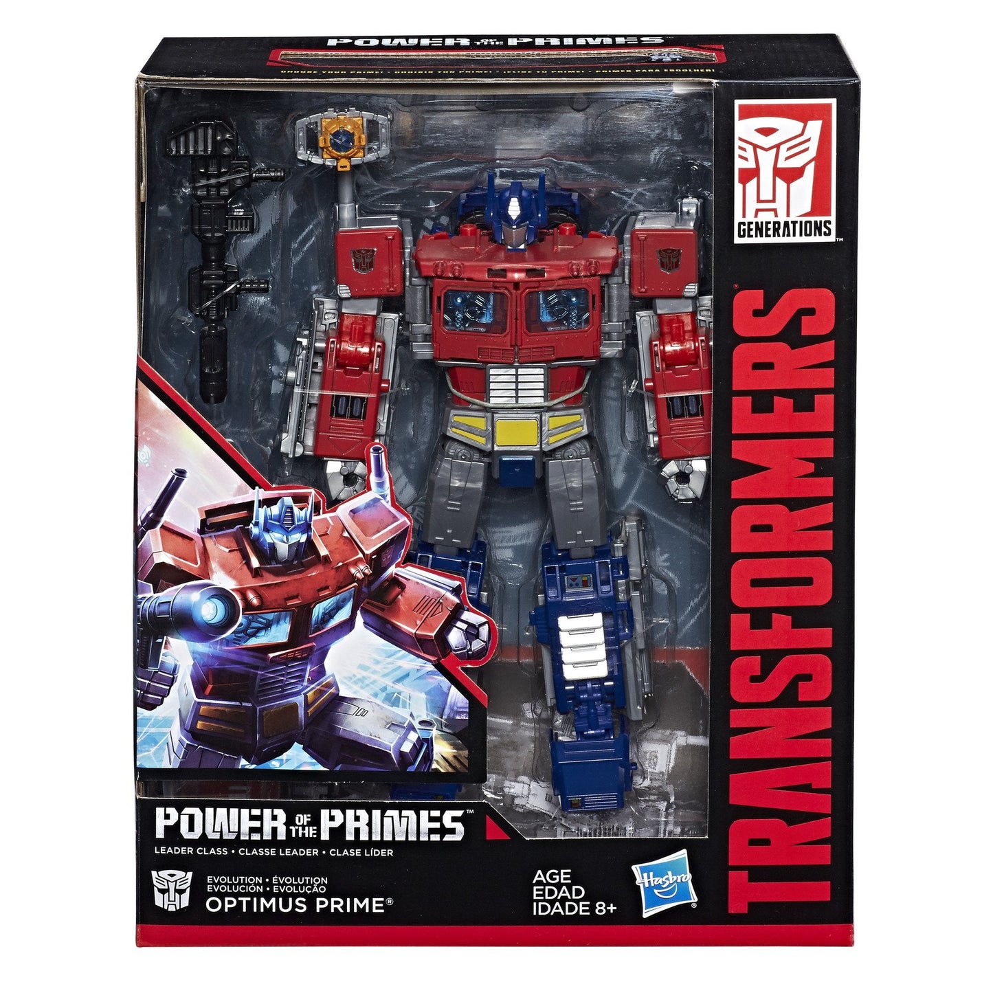 Transformers Generations Power of the Primes Leader Evolution Optimus Prime – Leader Class Figure