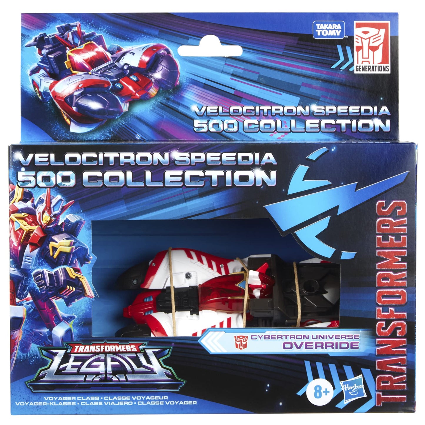Transformers Generations Legacy Voyager Velocitron Speedia 500 Override 18 – Cybertron Universe Collection