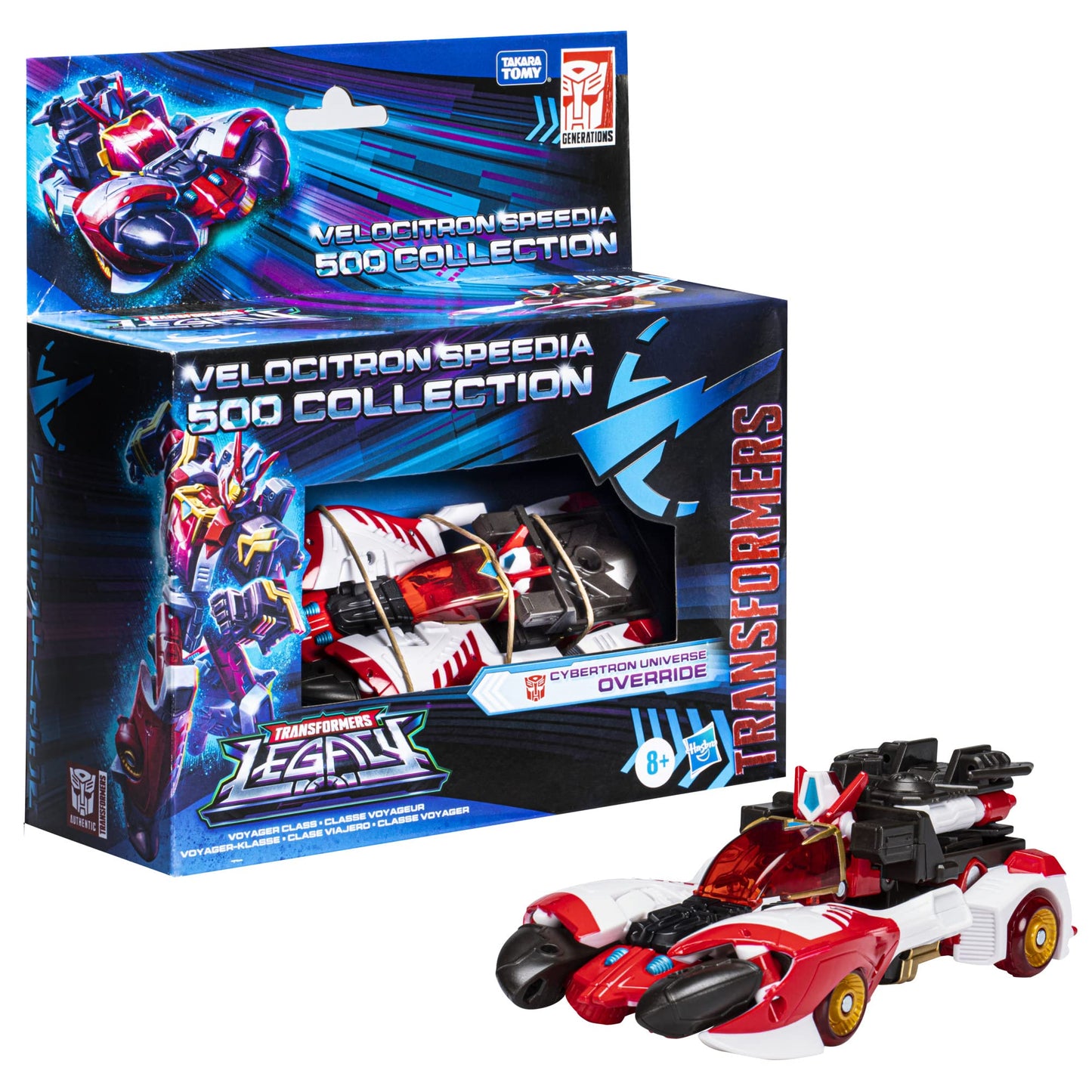 Transformers Generations Legacy Voyager Velocitron Speedia 500 Override 18 – Cybertron Universe Collection