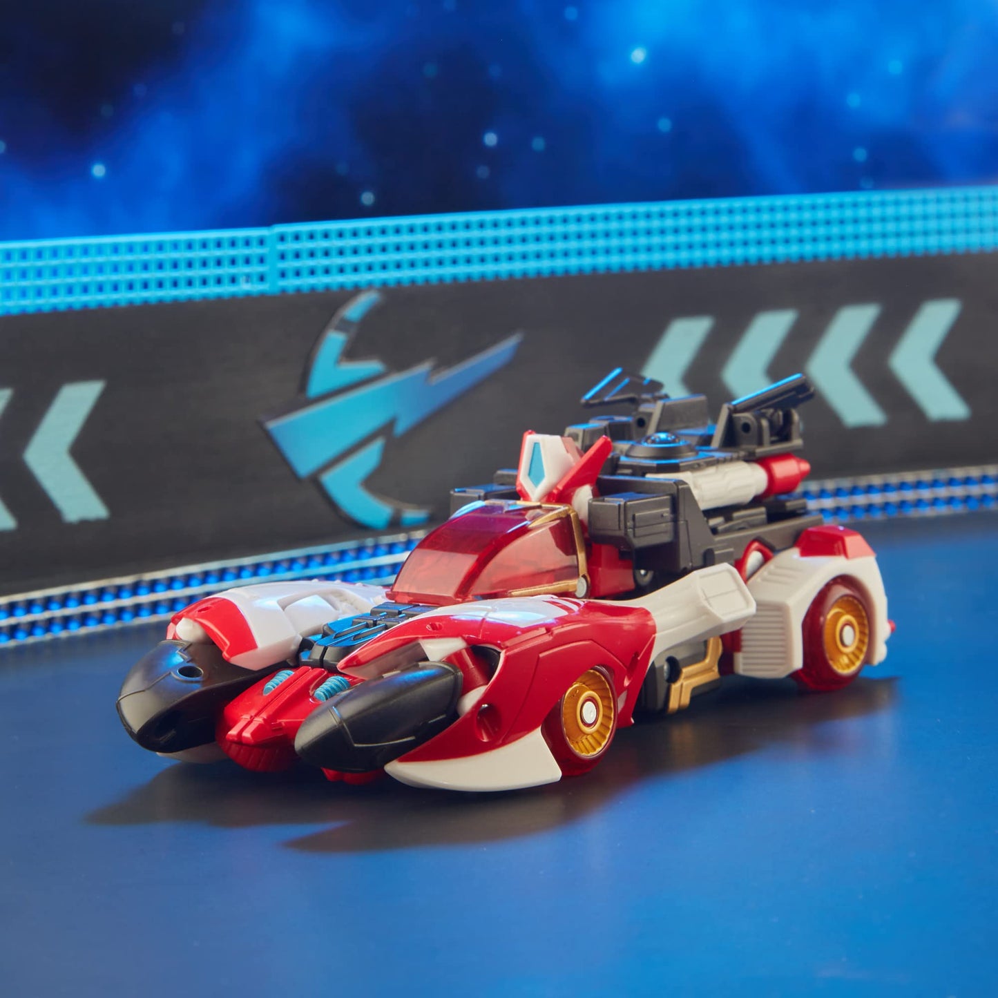 Transformers Generations Legacy Voyager Velocitron Speedia 500 Override 18 – Cybertron Universe Collection