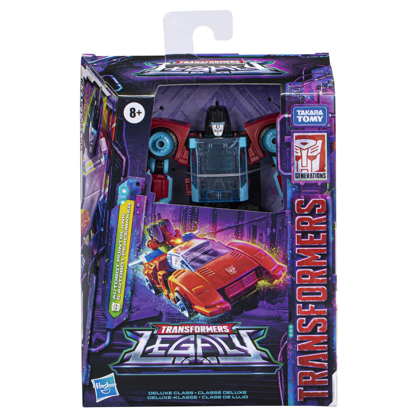 Transformers Generations Legacy Deluxe Autobot Pointblank & Peacemaker – 5.5-Inch Action Figures