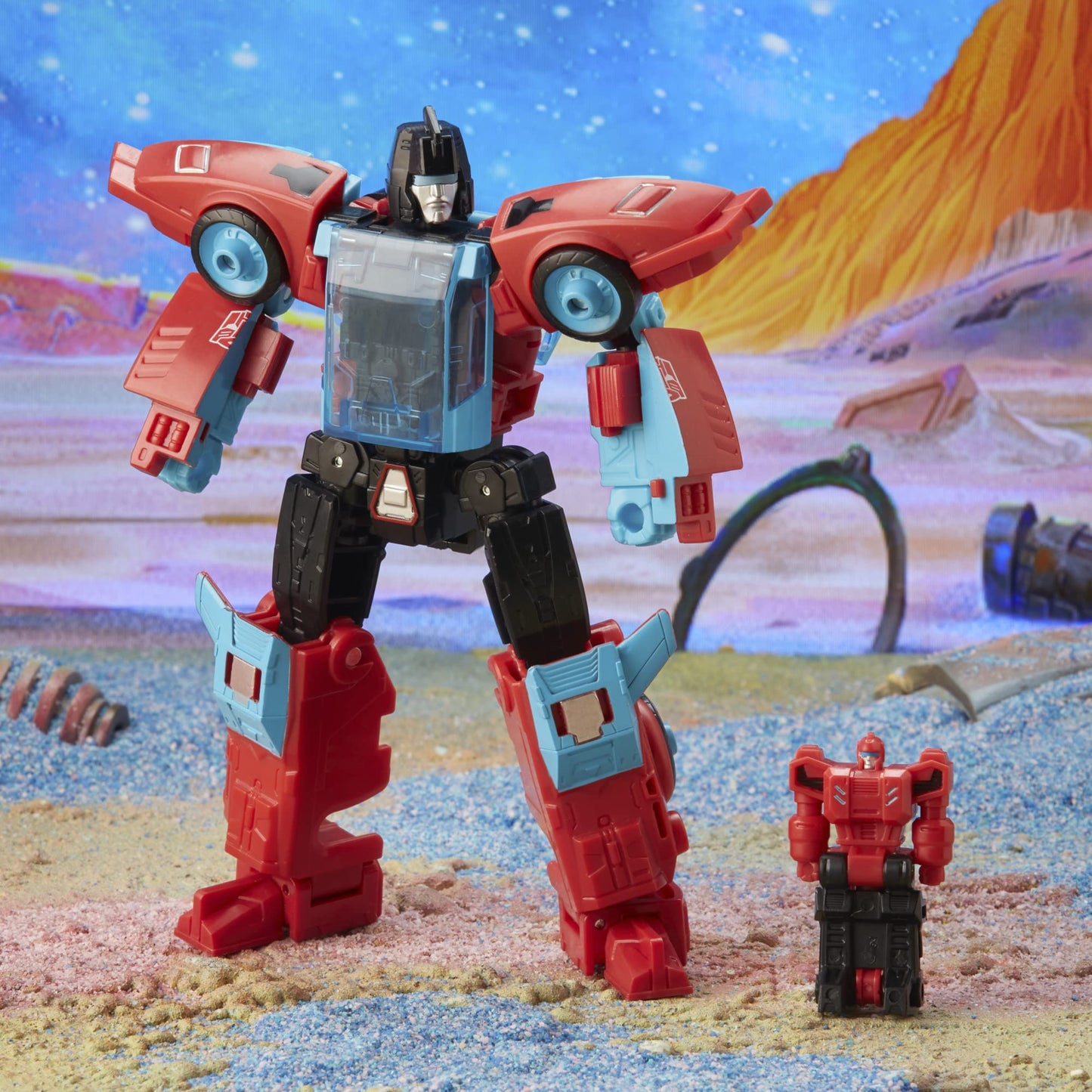 Transformers Generations Legacy Deluxe Autobot Pointblank & Peacemaker – 5.5-Inch Action Figures