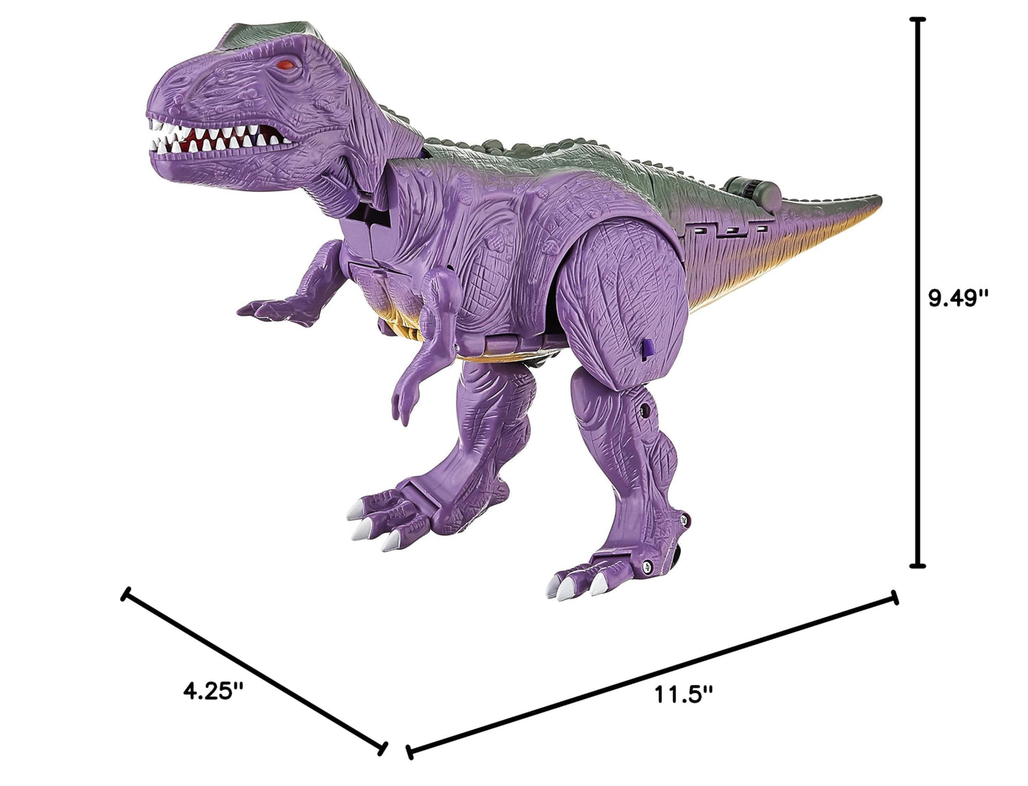 Transformers Vintage Beast Wars Predacon Megatron Action Figure | Retro Packaging & Water-Squirting T-Rex Head