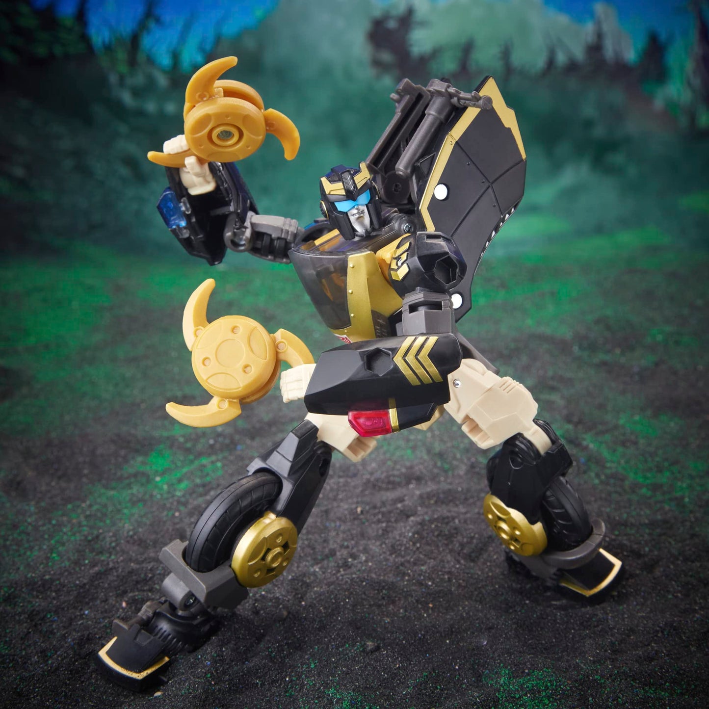 Transformers Legacy Evolution Deluxe Animated Universe Prowl Toy – 5.5-Inch Action Figure